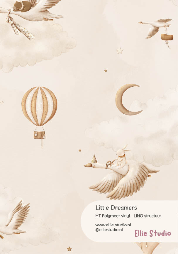 Muursticker staal - Little Dreamers