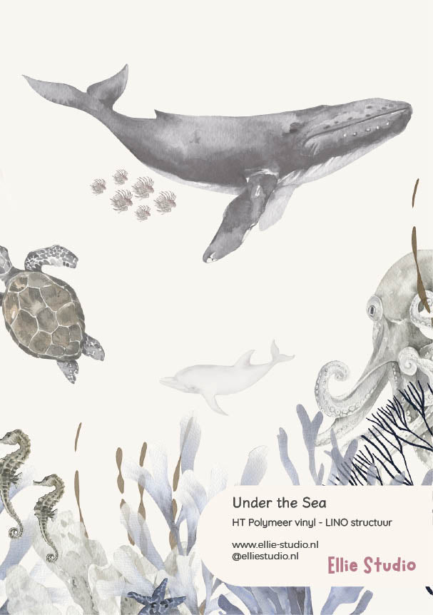 Muursticker staal - Under the Sea