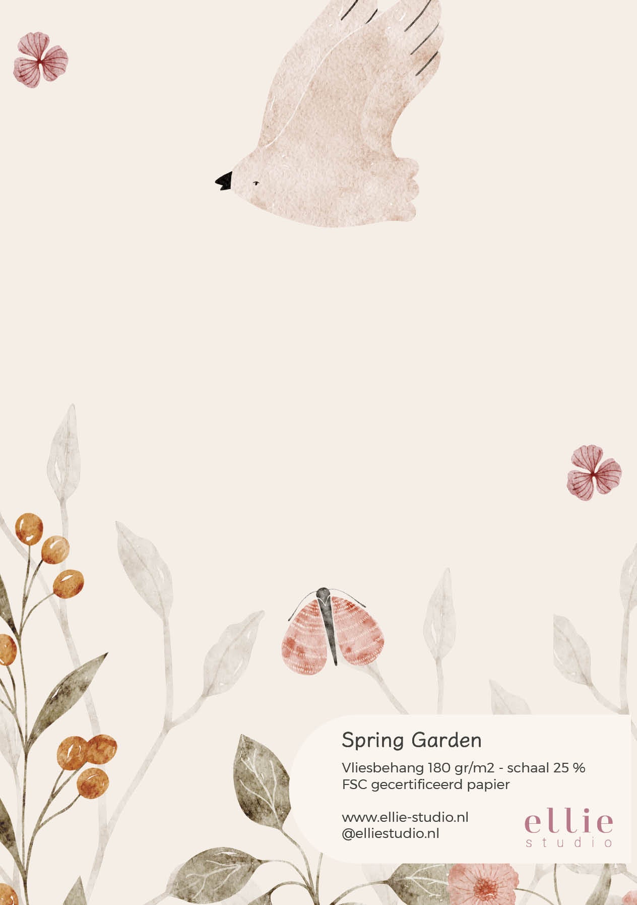Wallpaper sample Spring Garden