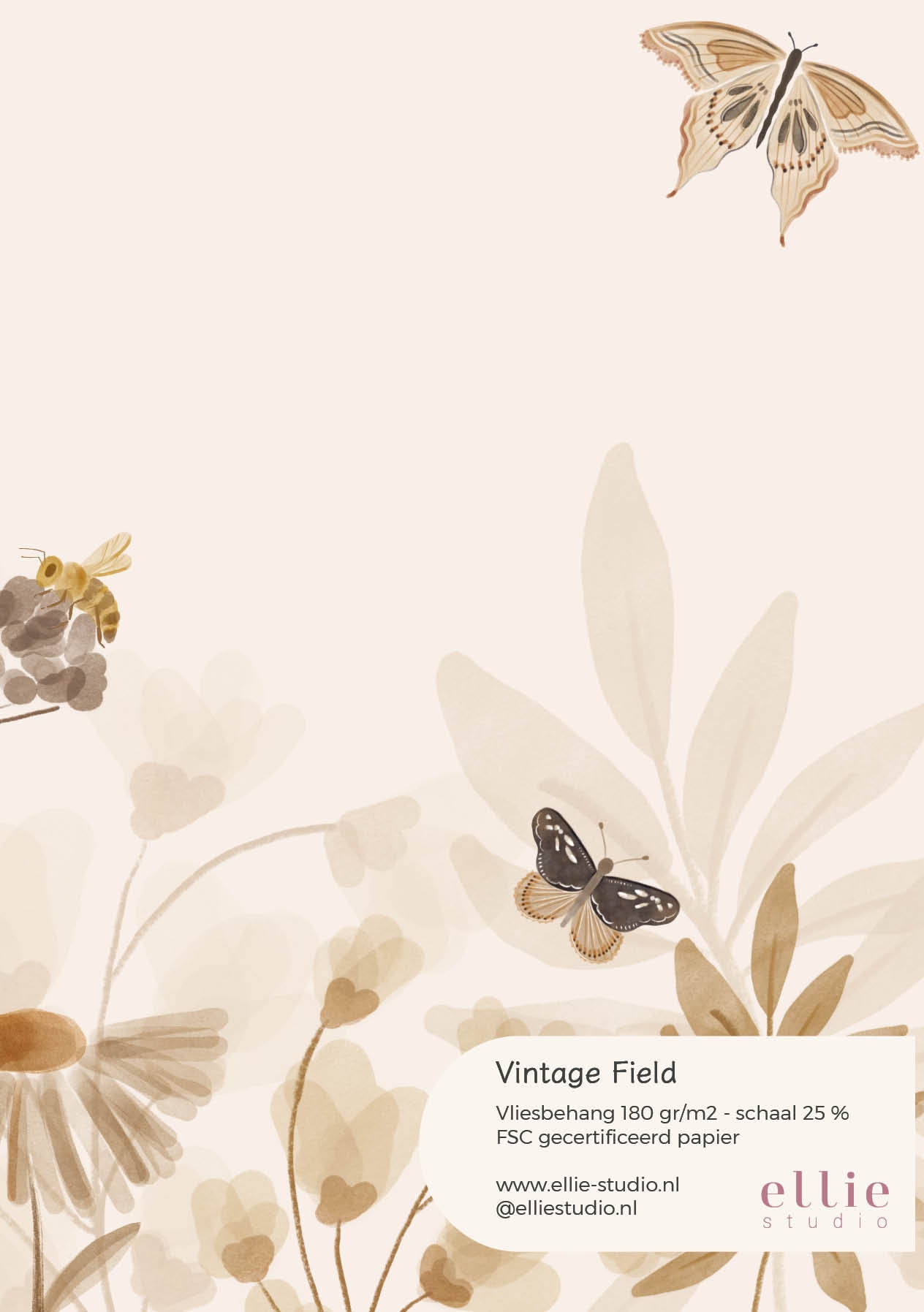 Wallpaper sample Vintage Field