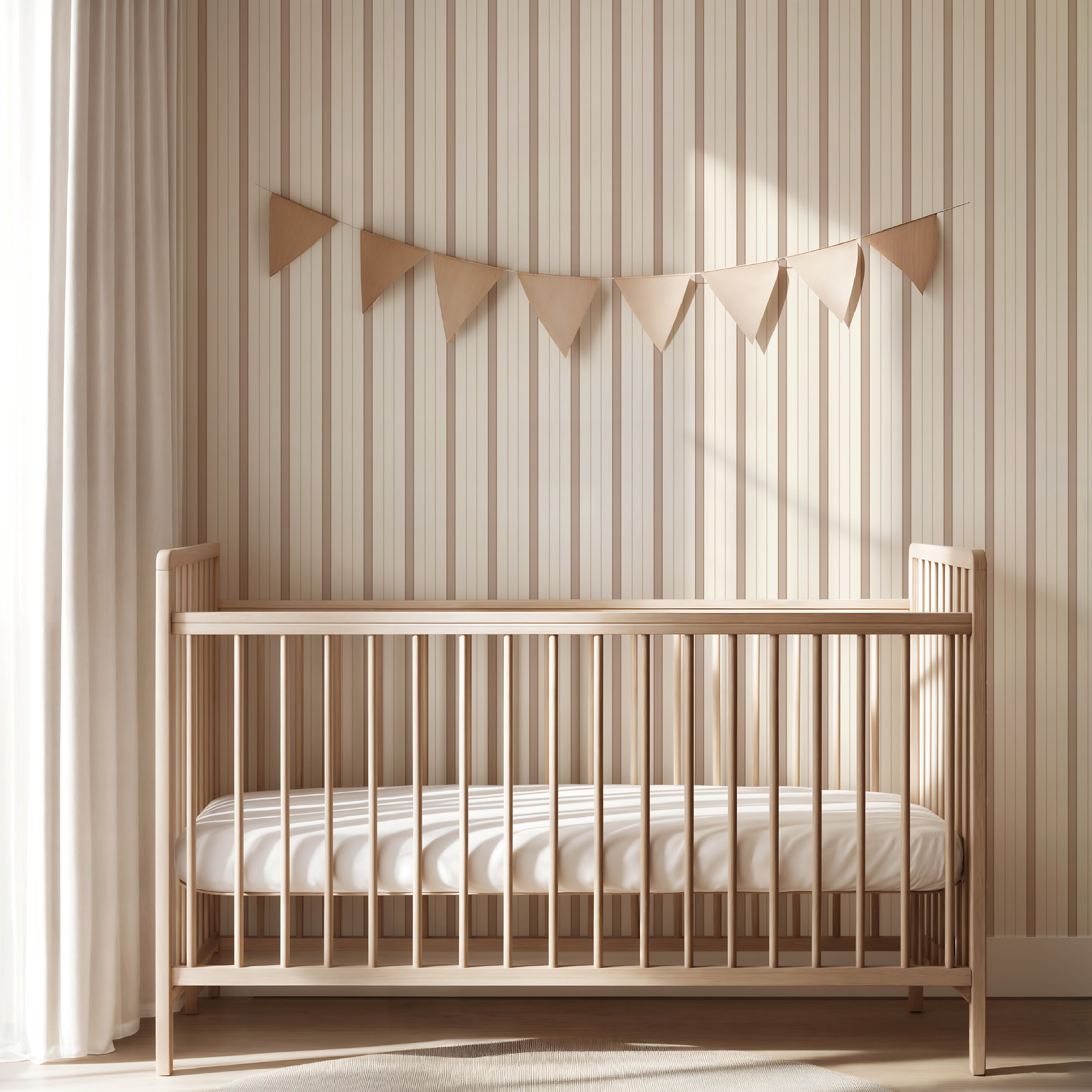 Wallpaper Sweet Stripes – nougat