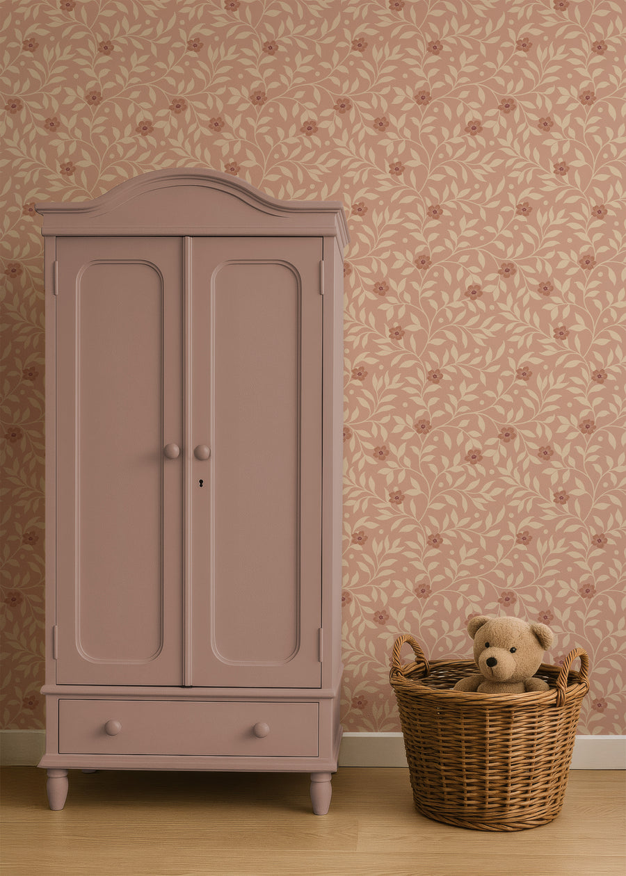 Wallpaper Tiny Blossom - blush