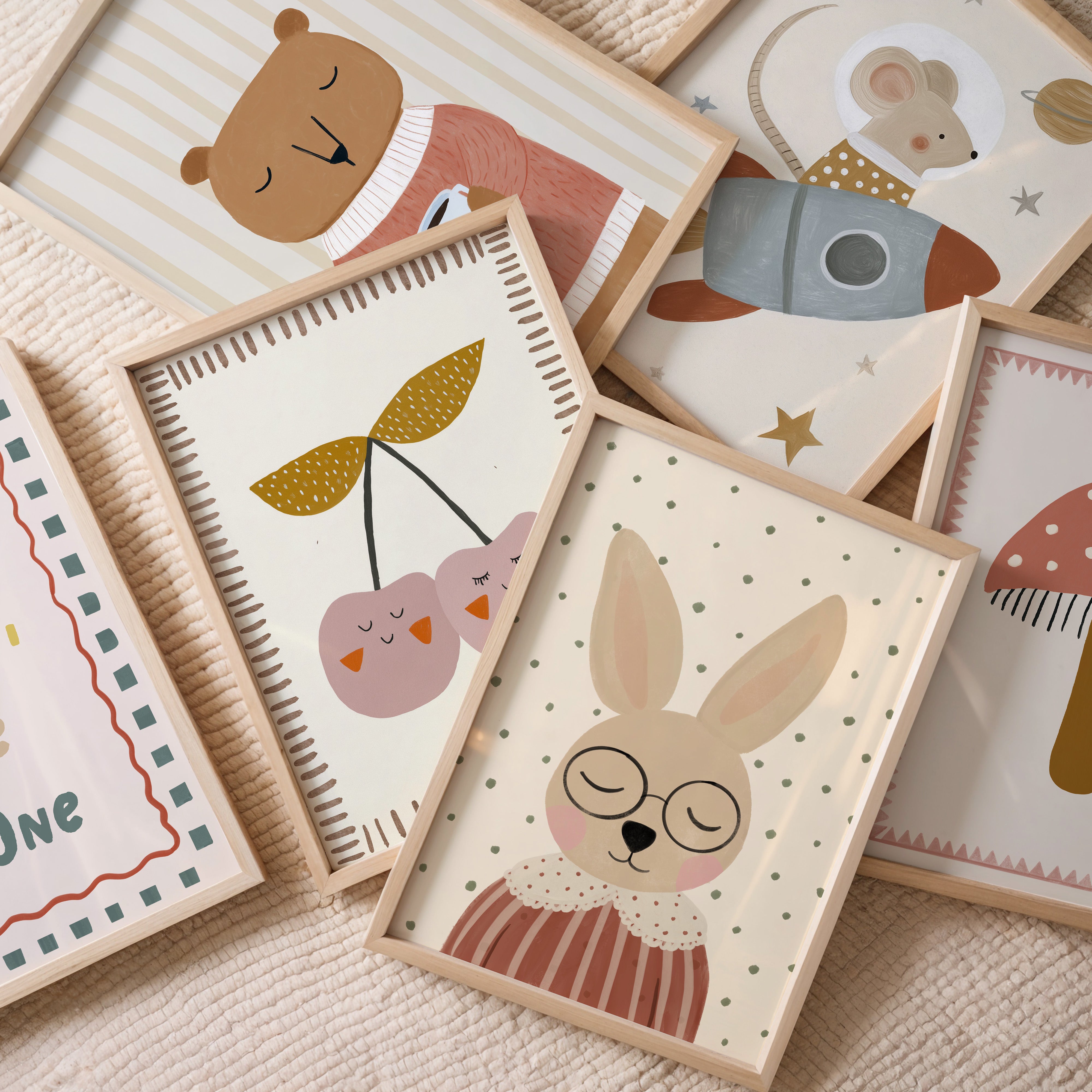 Children's room print - Mushroom