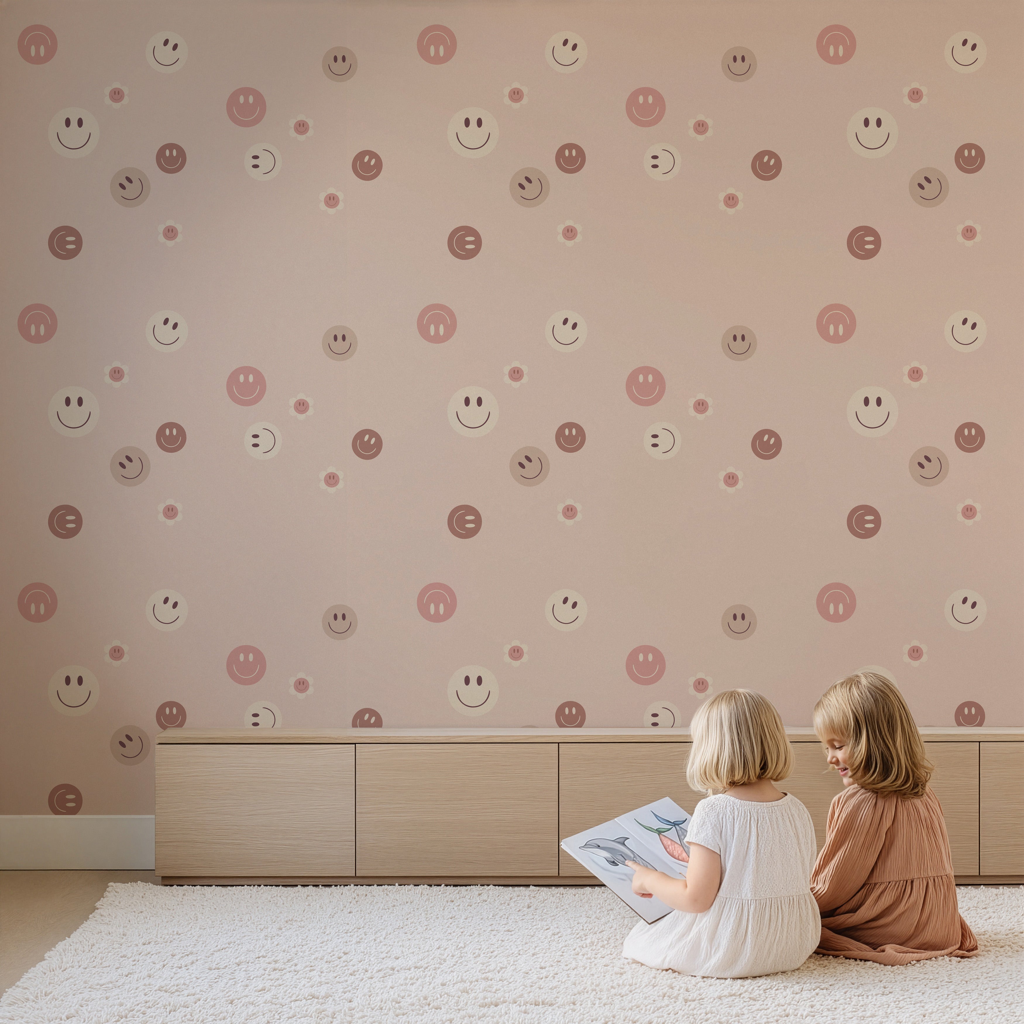 Wallpaper Smiley - blossom