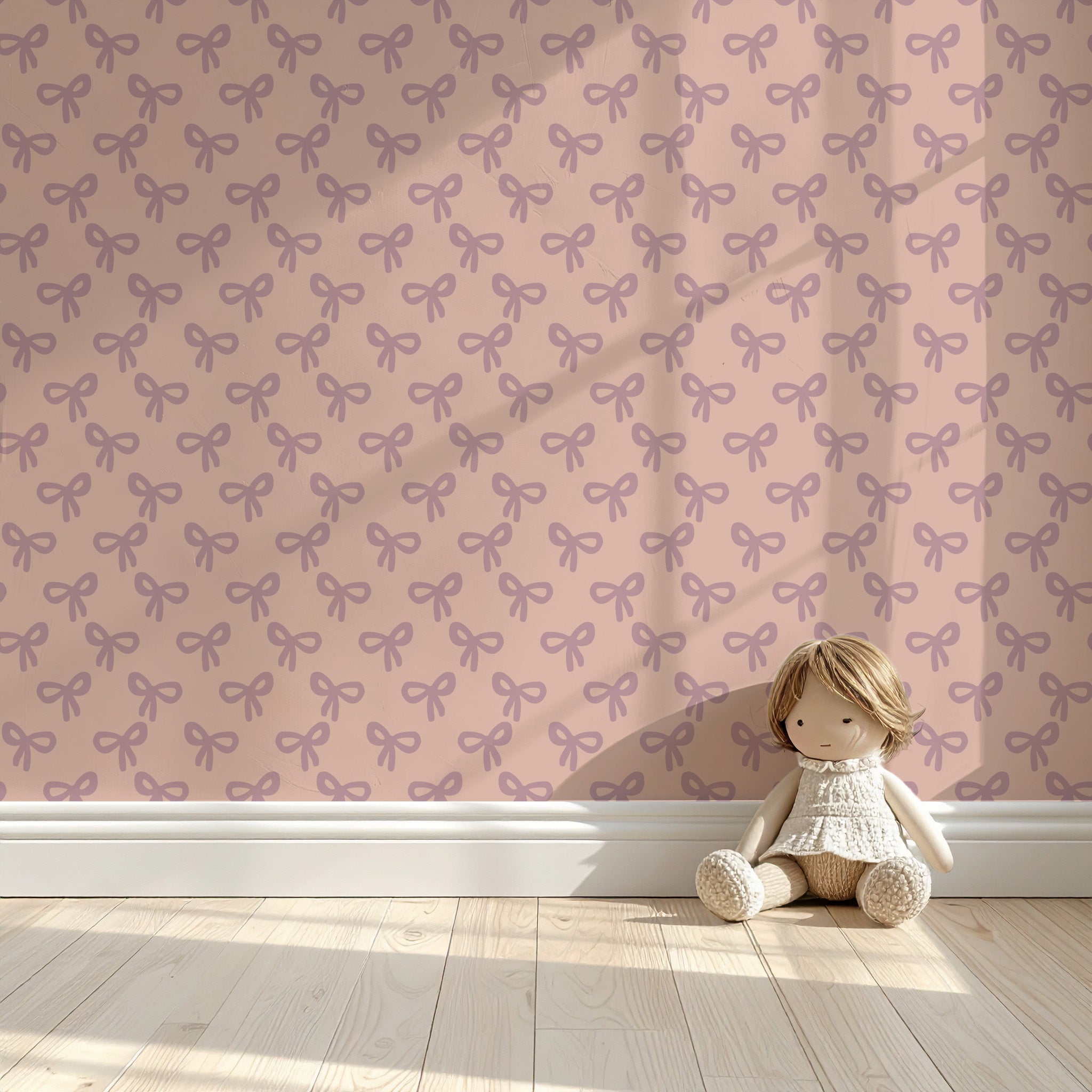 Behang Bows - lila