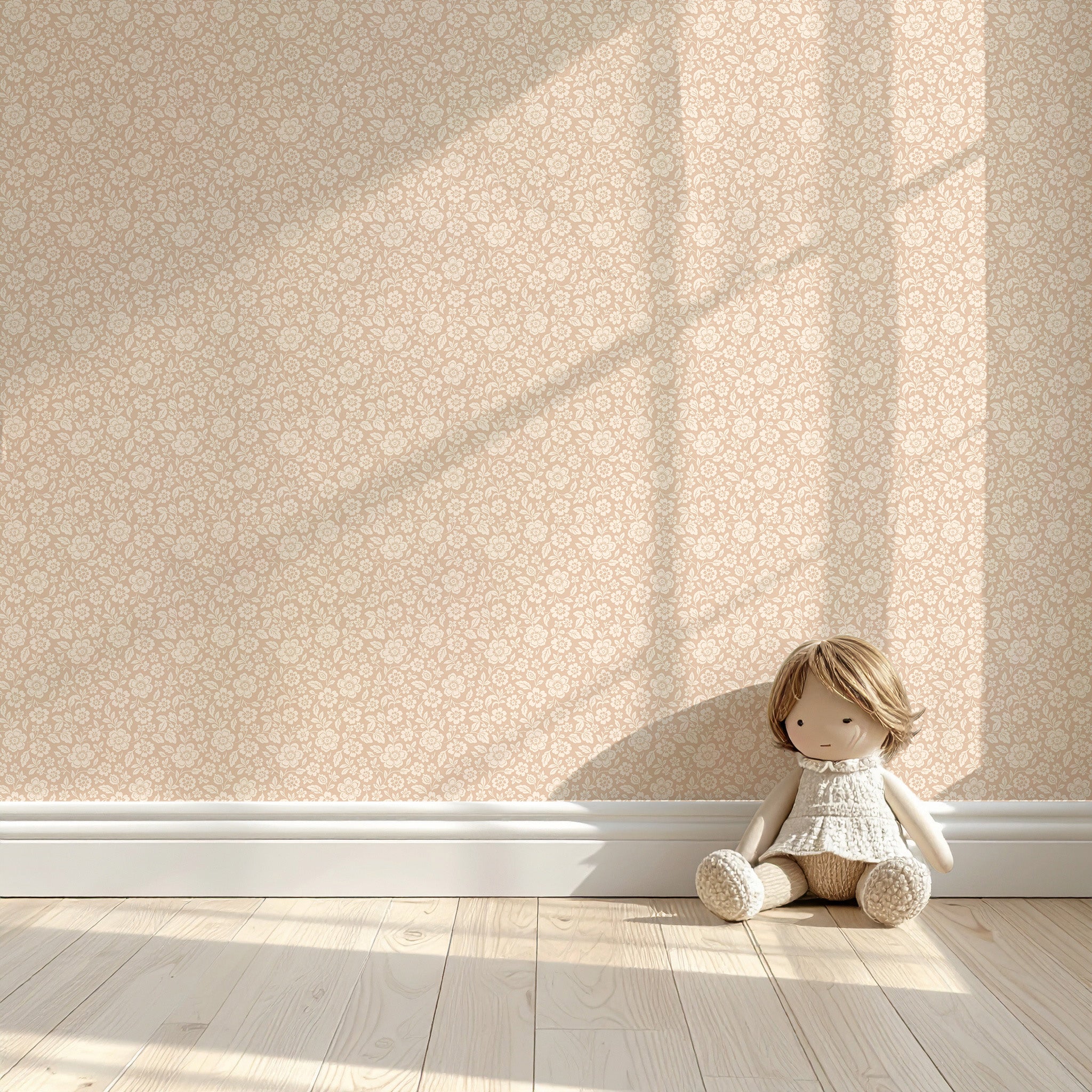 Wallpaper Willow Bloom - honey blush