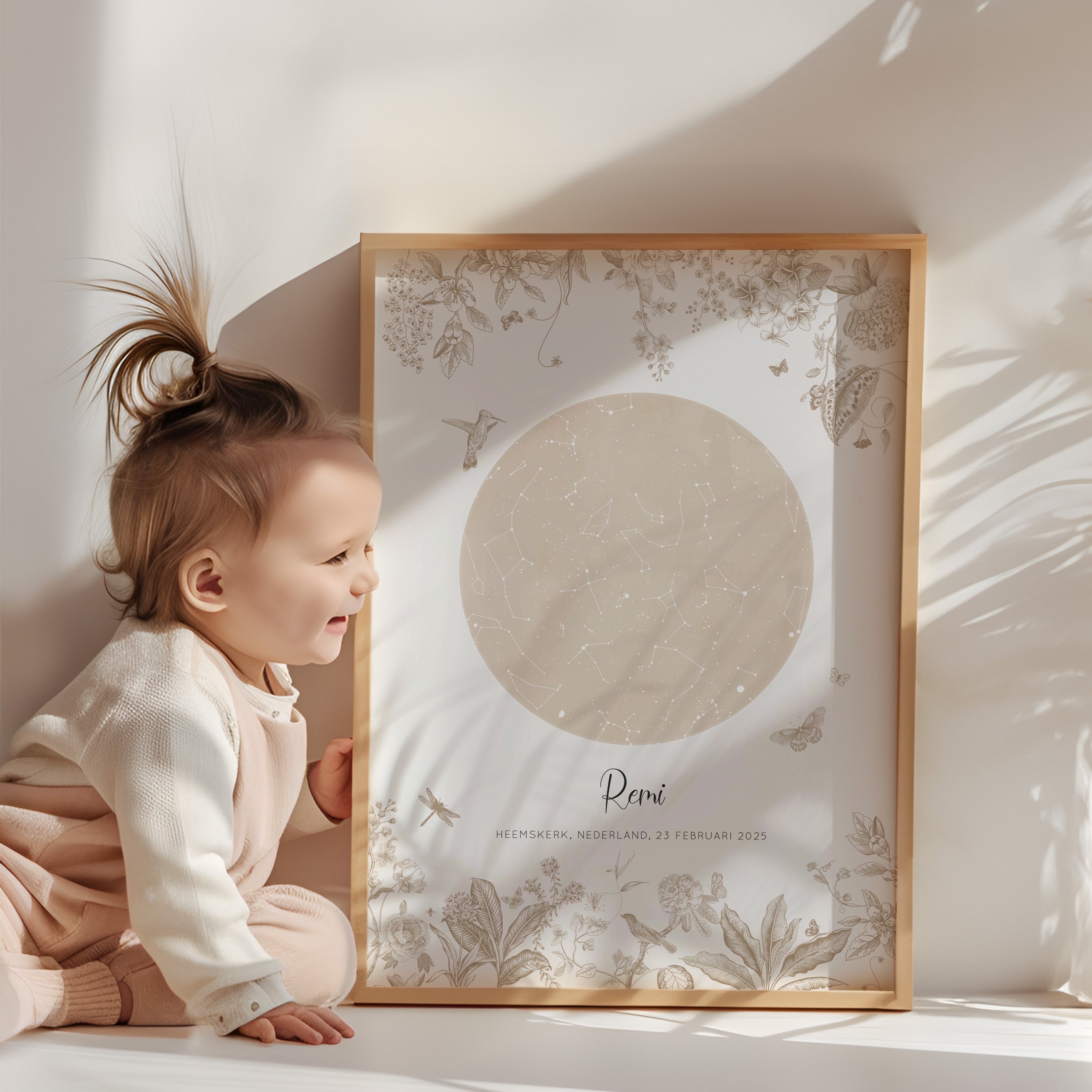 Starry sky poster - Botanical Garden