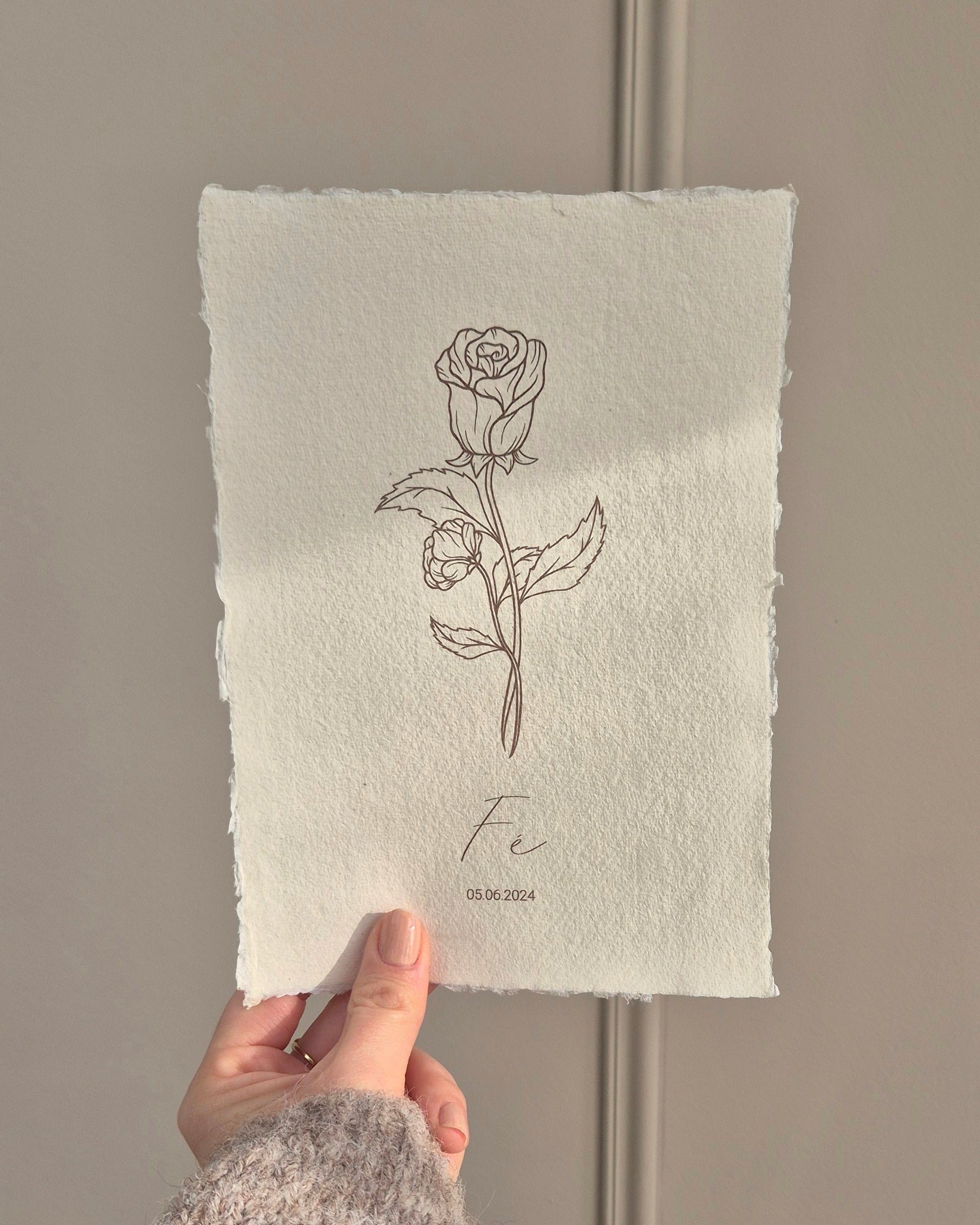  geboortebloem juni handgemaakt