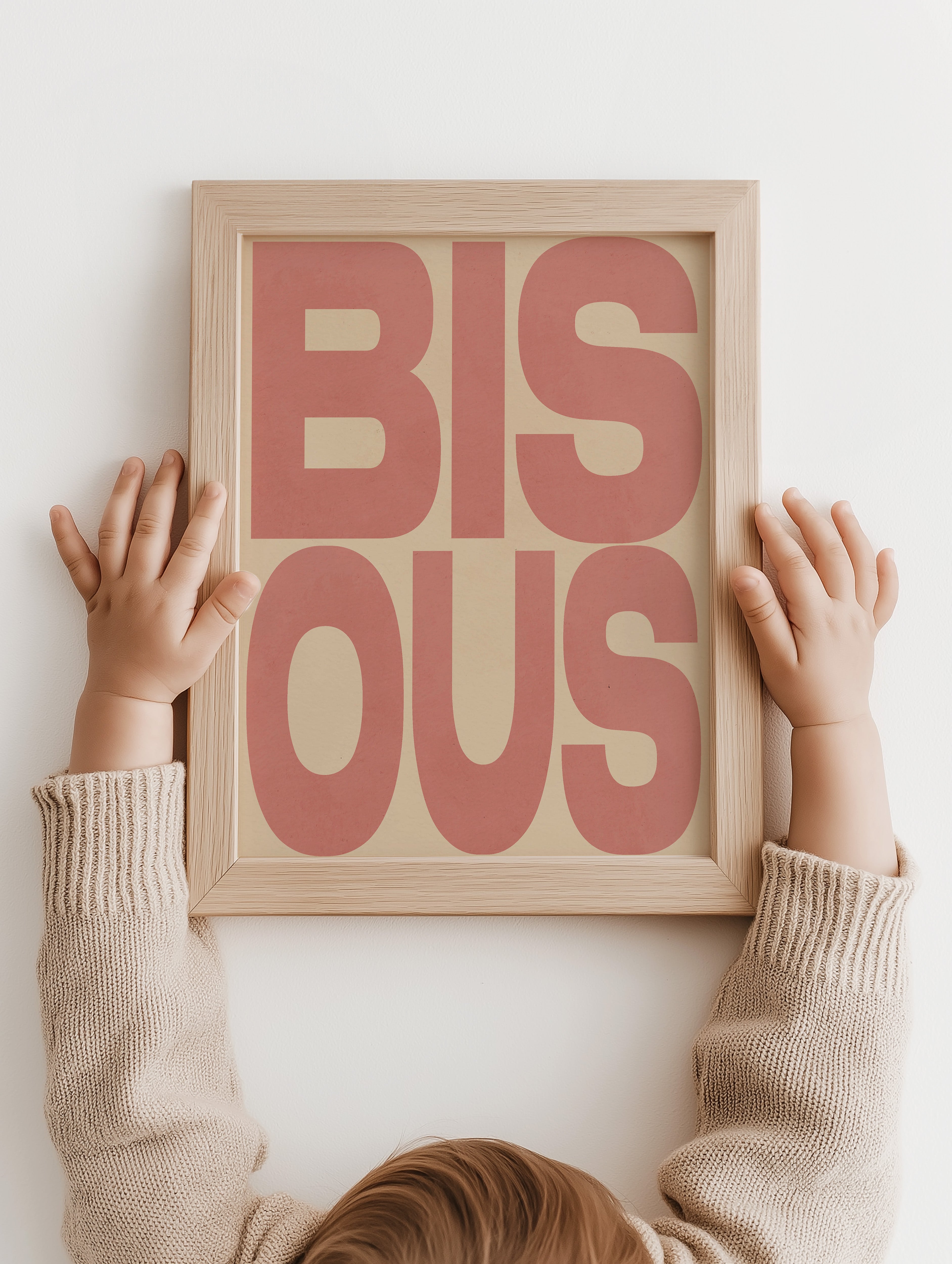 Kinderkamer print - BISOUS