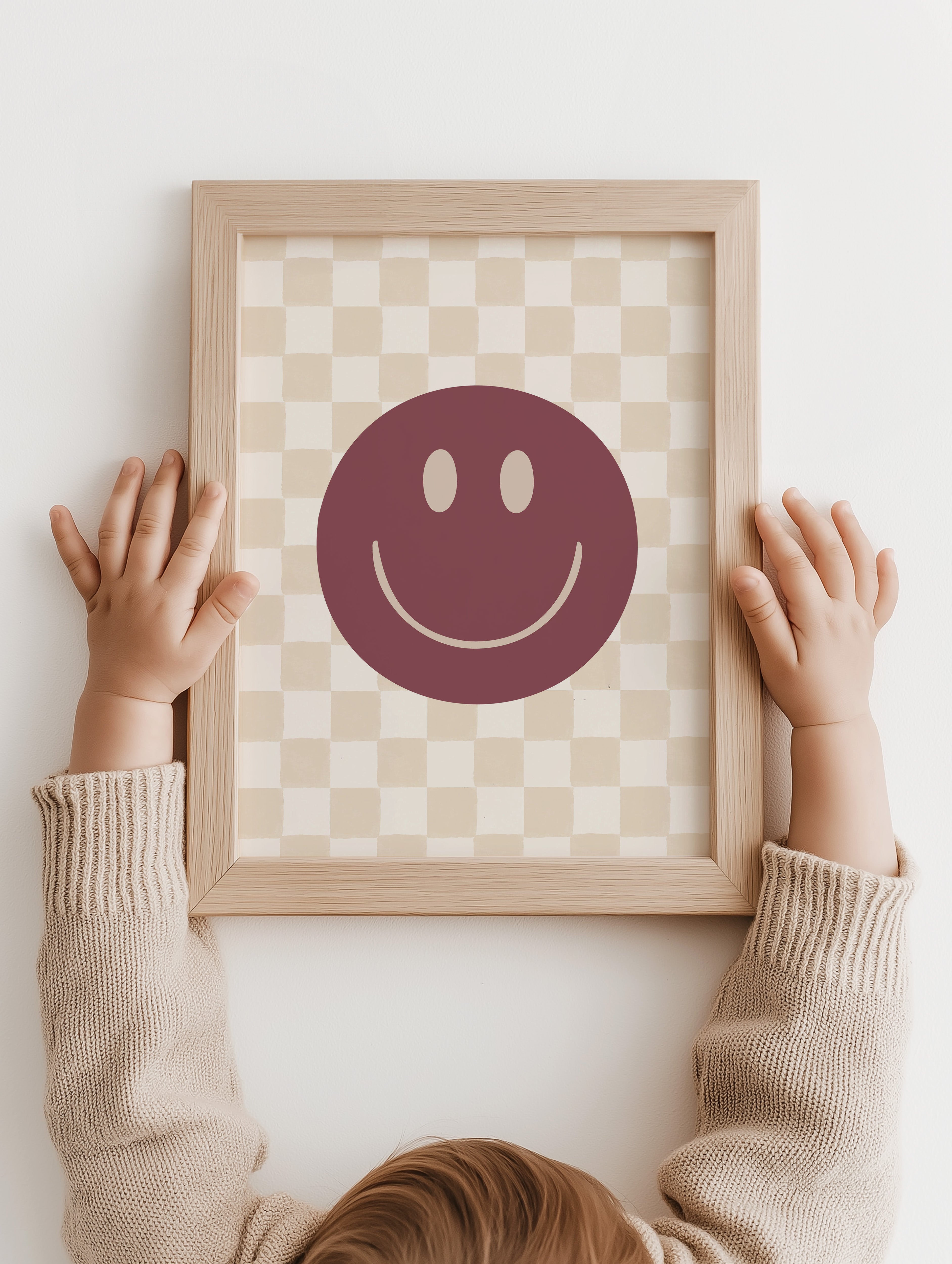 Children's room poster - Smiley | grape
