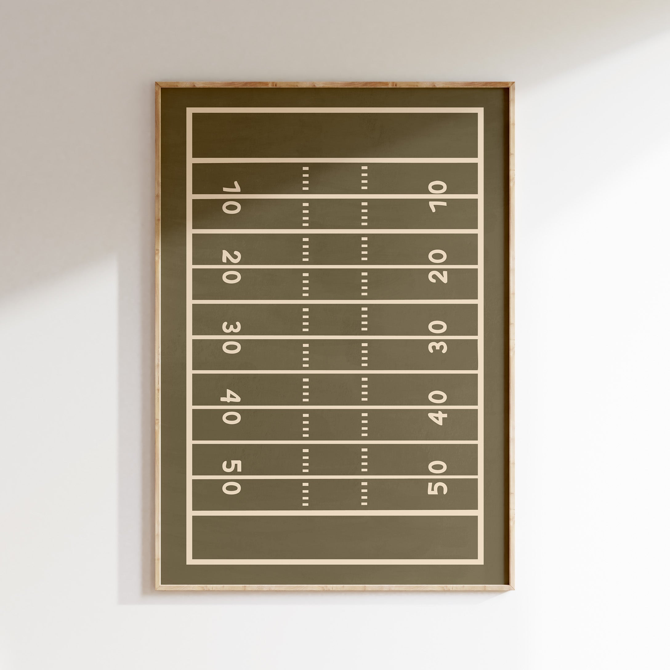 Children's room poster - American football field | Sports