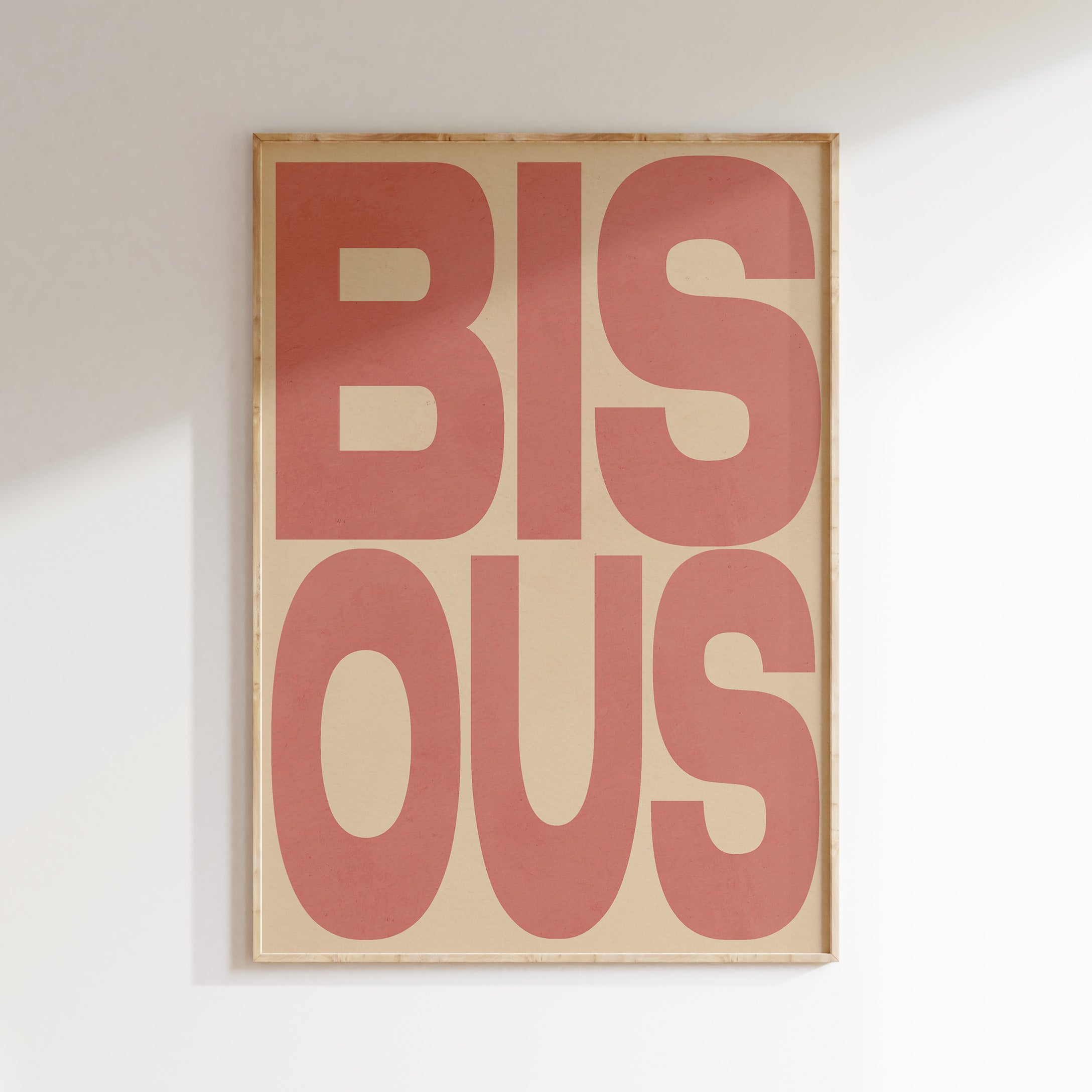 Kinderkamer print - BISOUS