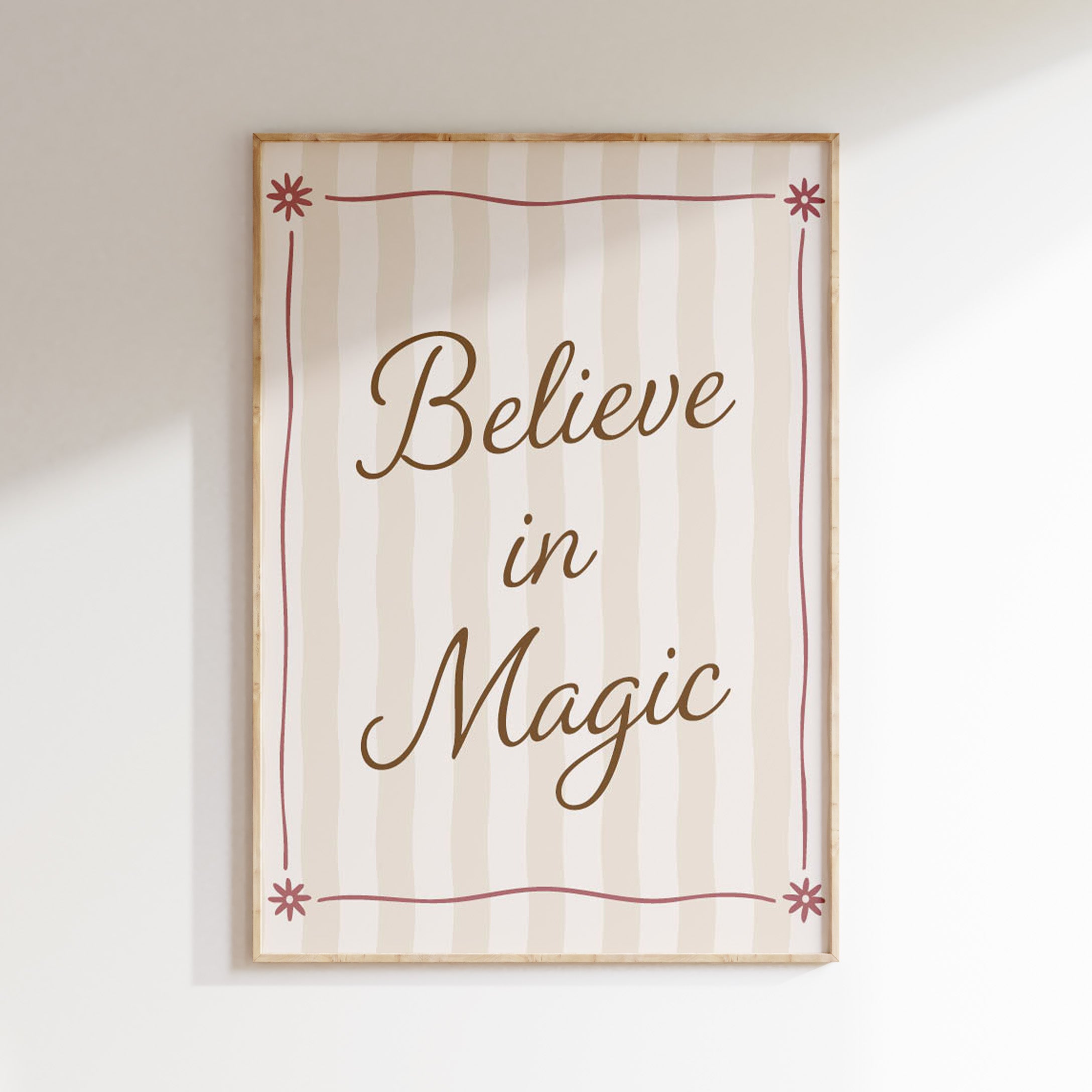Children's room print - Believe in Magic