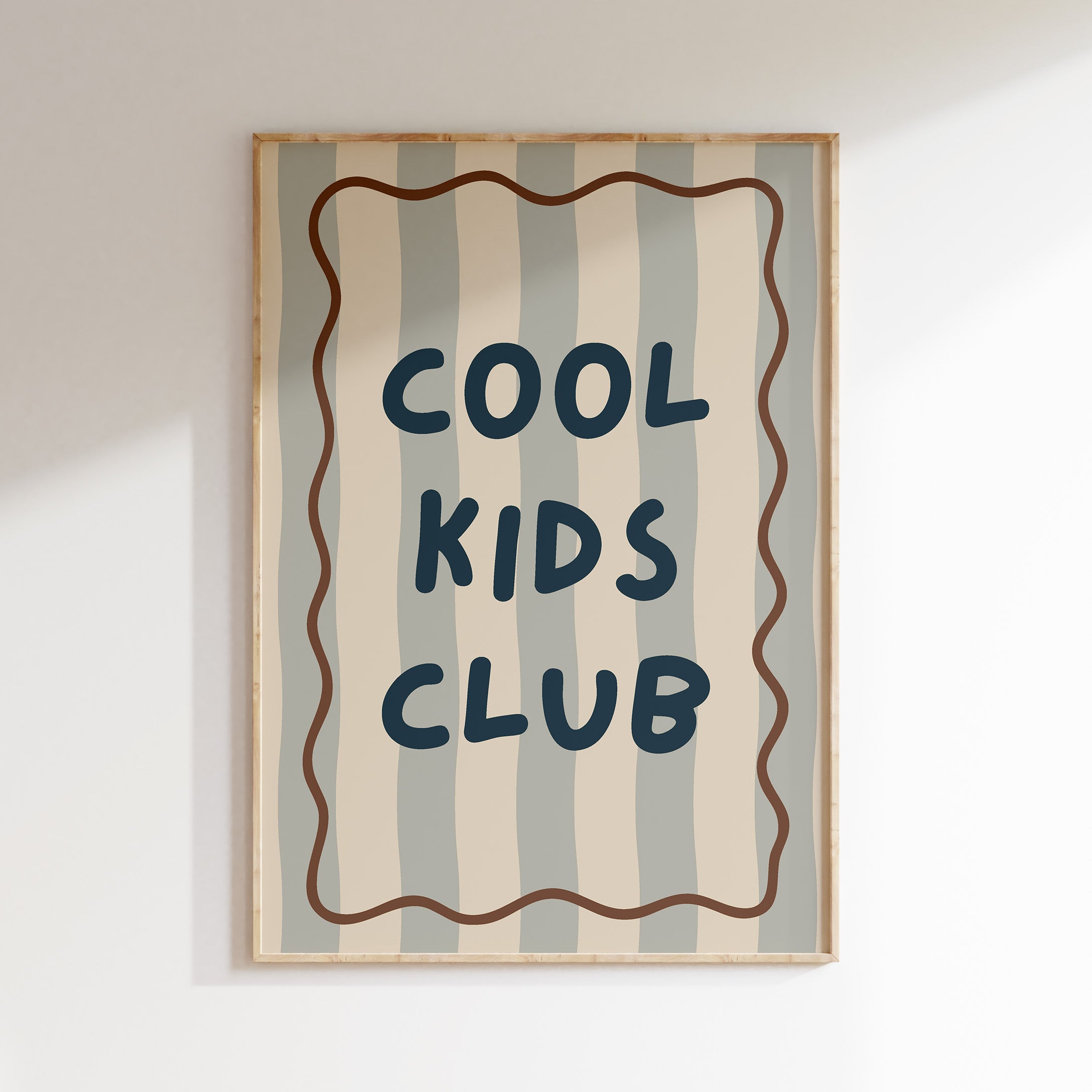 Children's room print - Cool Kids Club