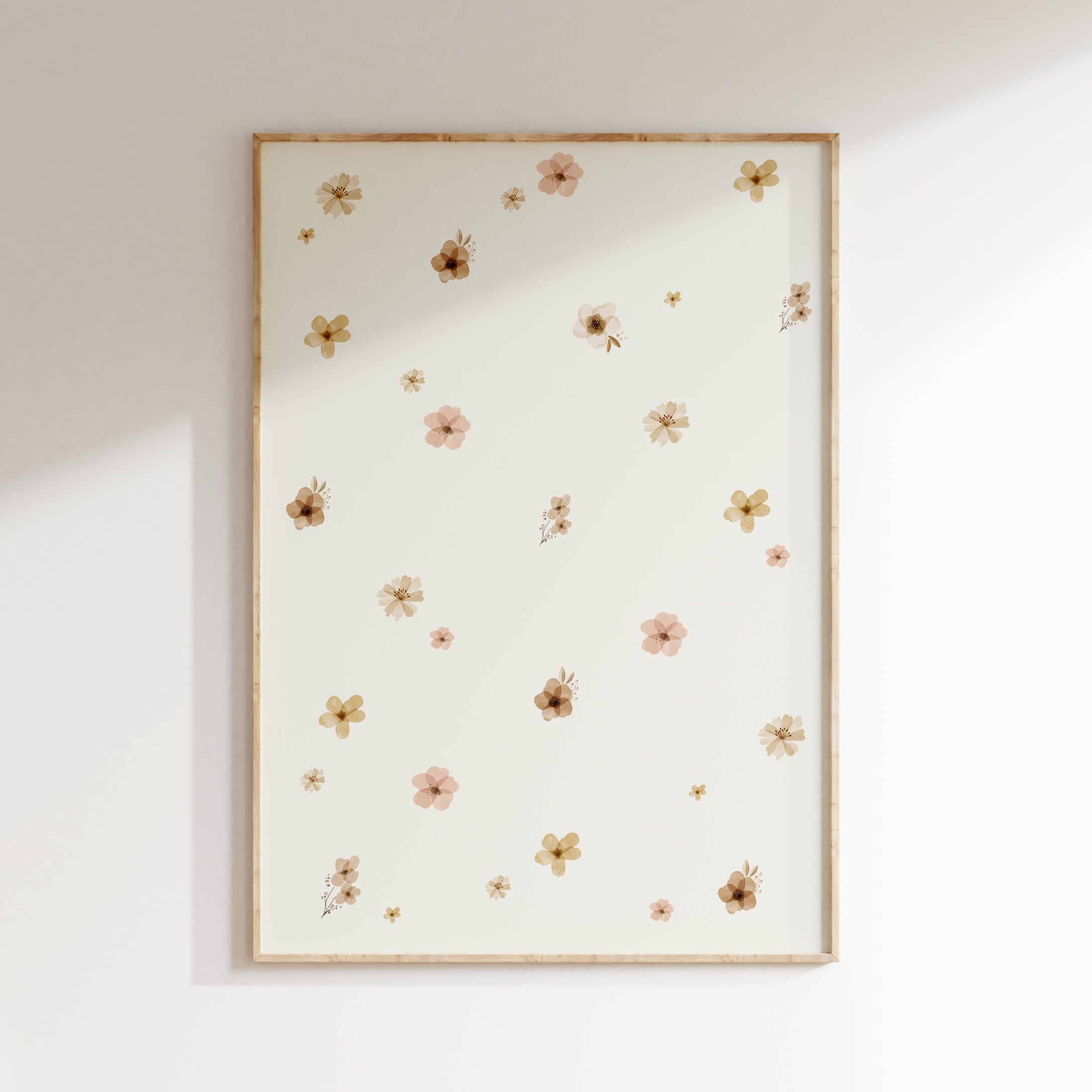 Kinderkamer poster - Vintage Bloemenveld | Vintage Garden