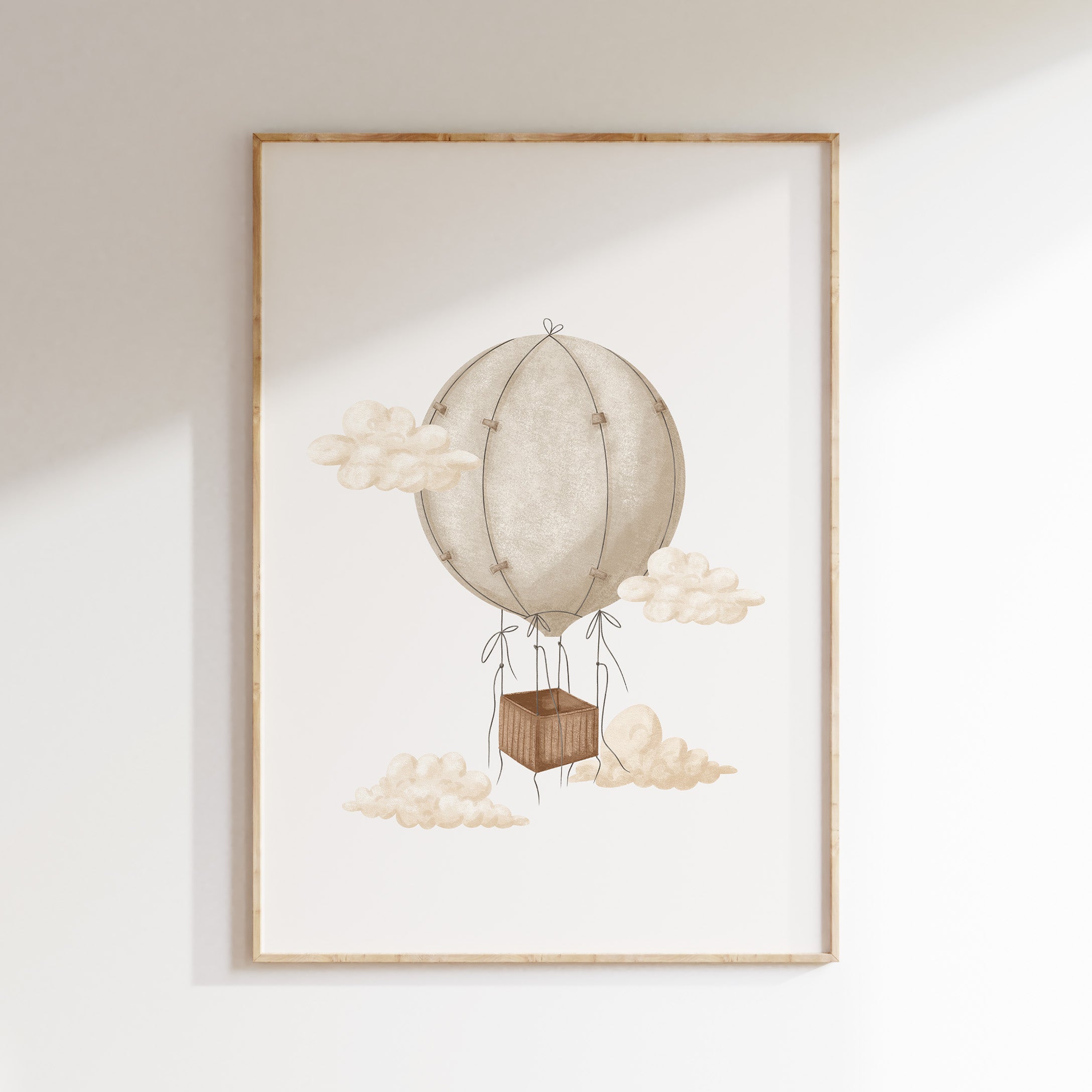 Kinderkamer poster - Dromige Luchtballon | Memories of Dreams