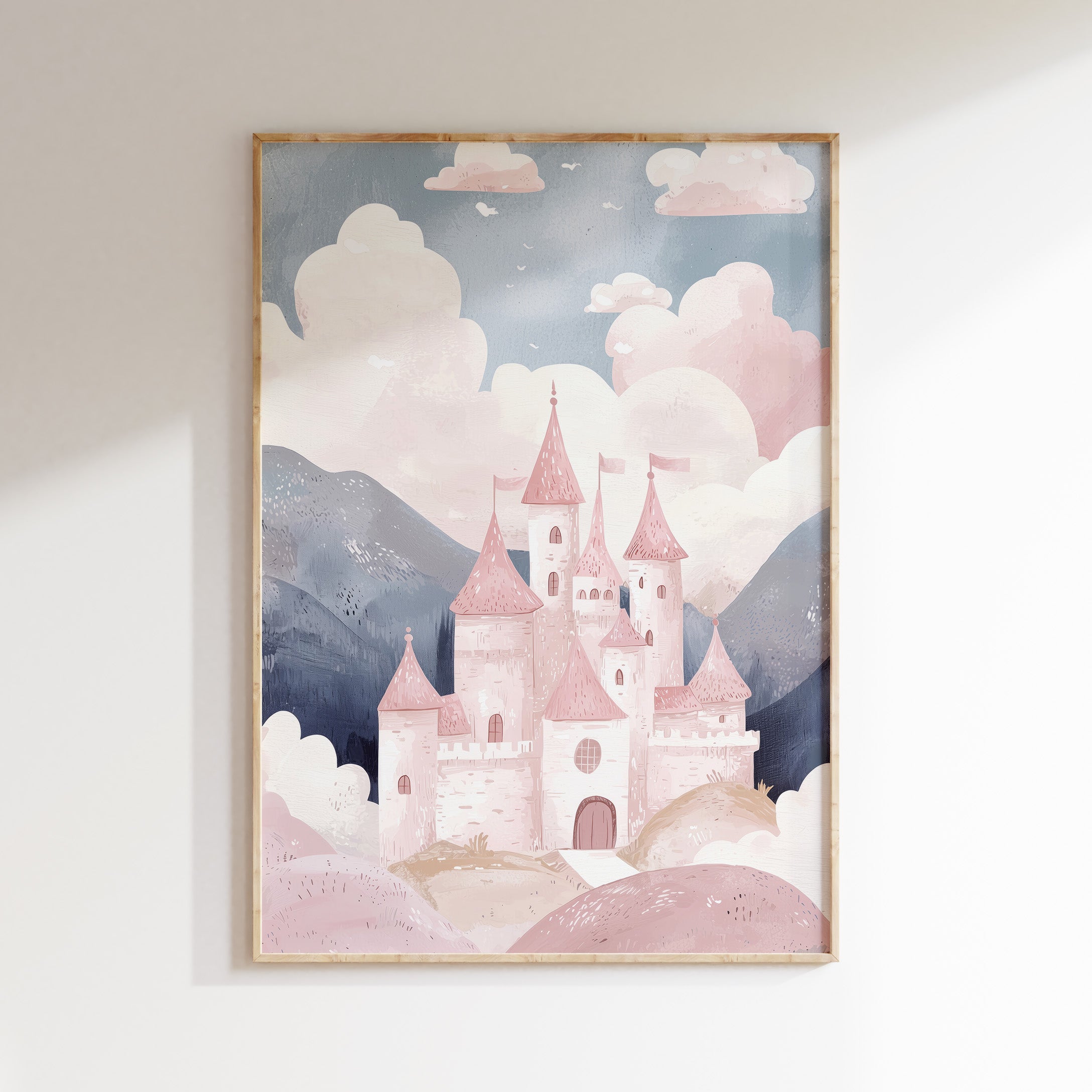 Kinderkamer print - Dromerig Kasteel