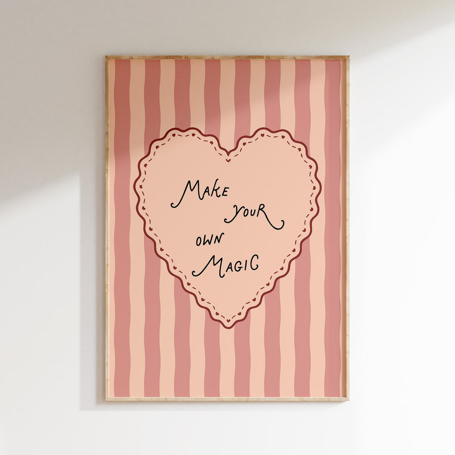 Kinderkamer poster - Make your own magic