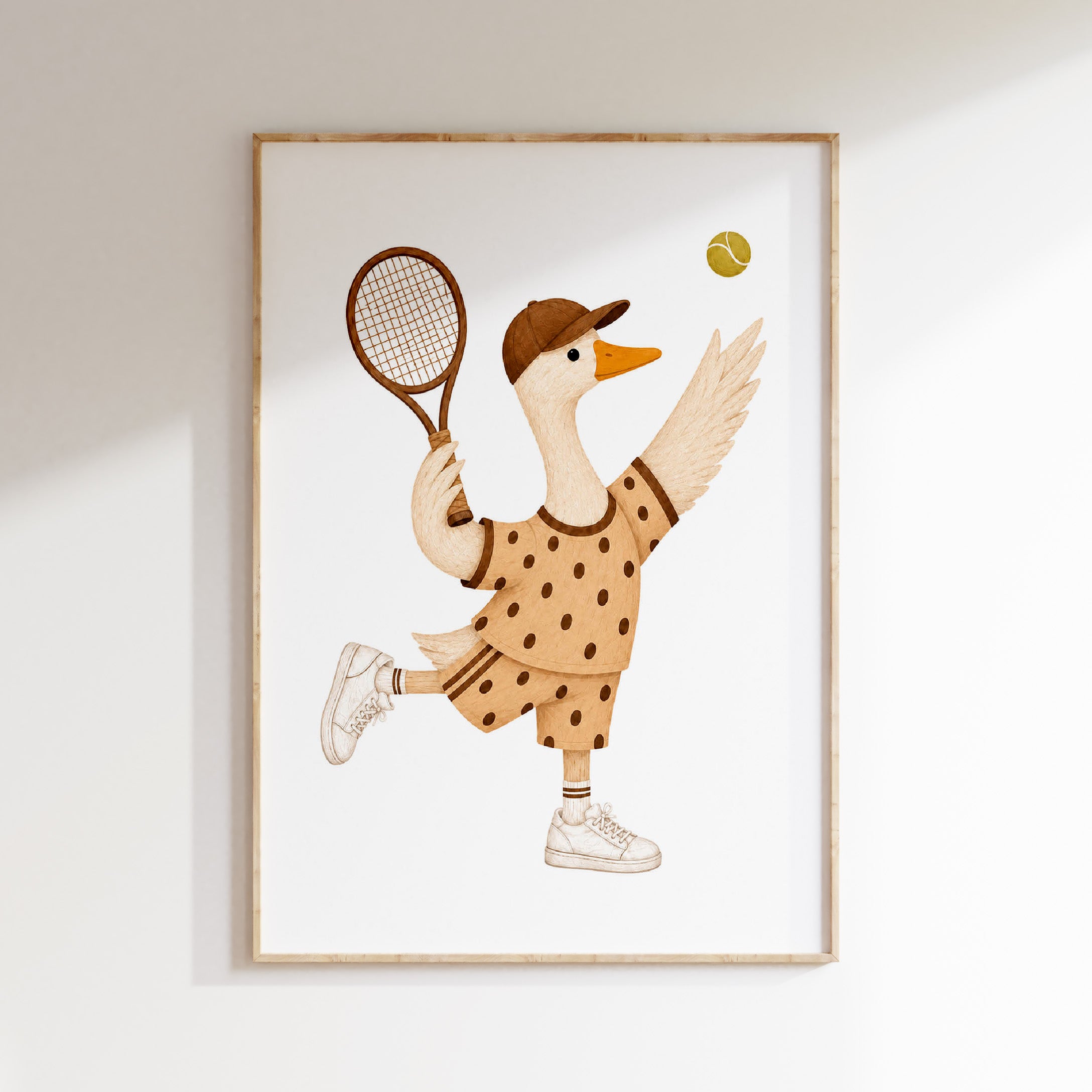 Children's room poster - Tennis Rabbit | Sport
