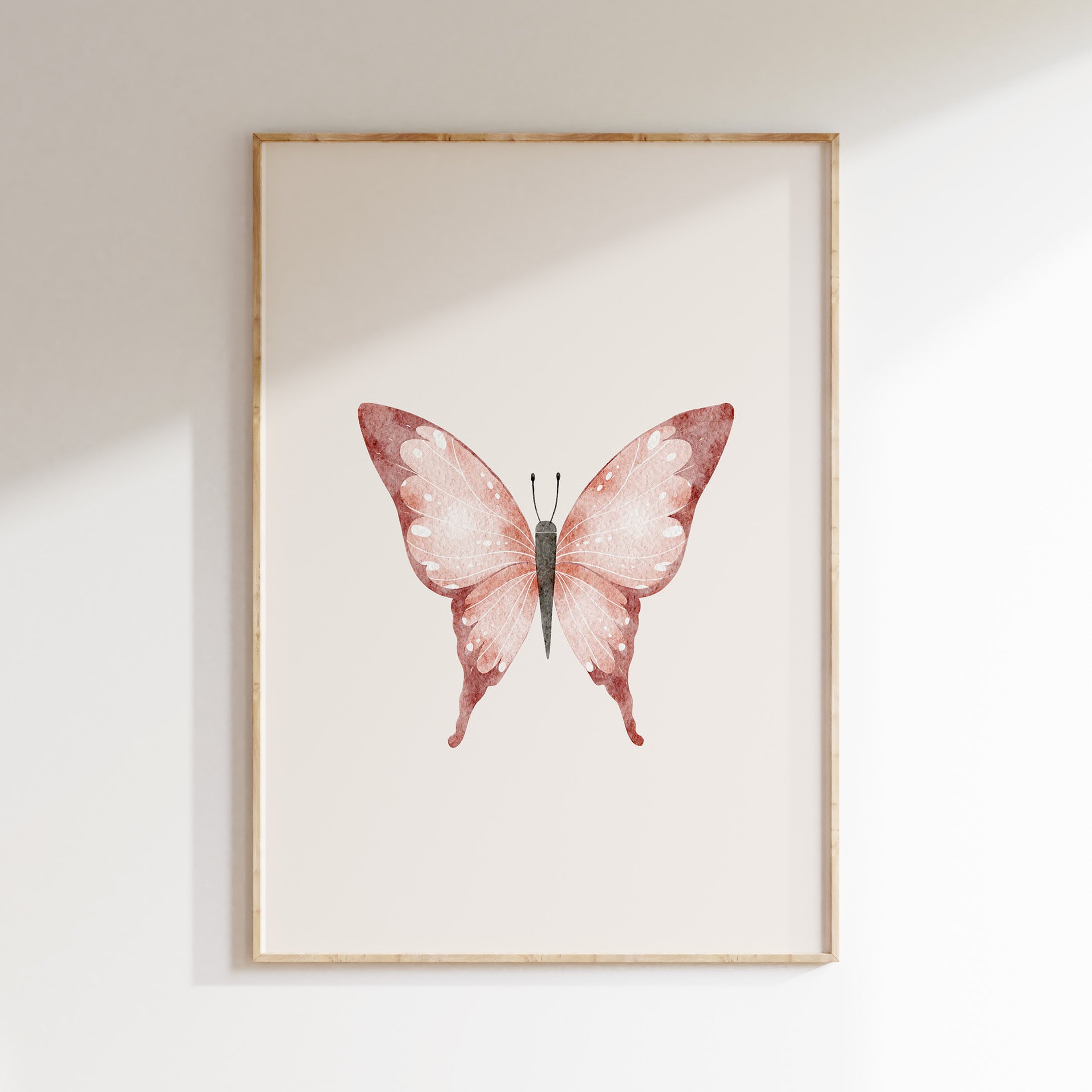 Kinderkamer poster - Blush Vlinder | Spring Garden