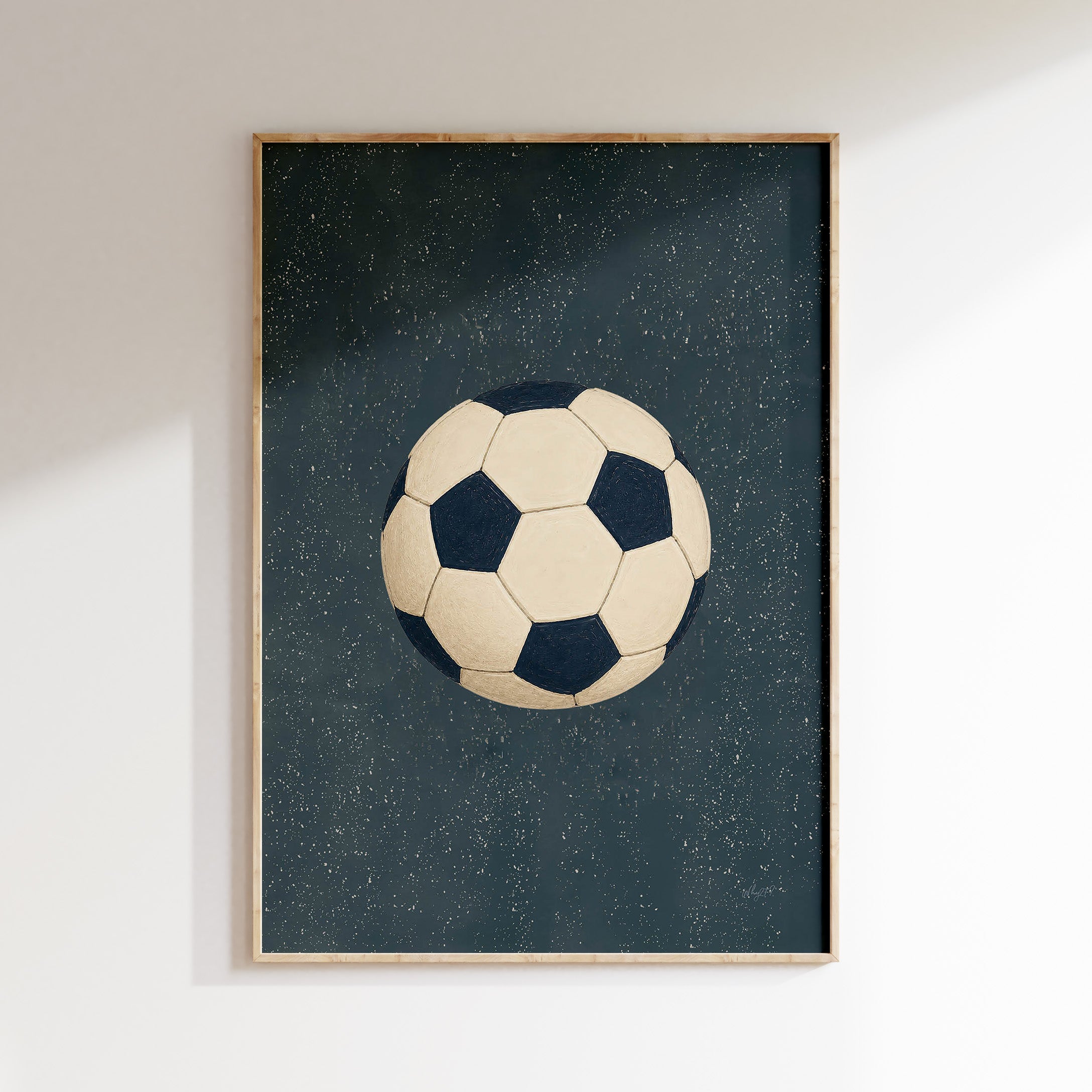 Children's room poster - Football