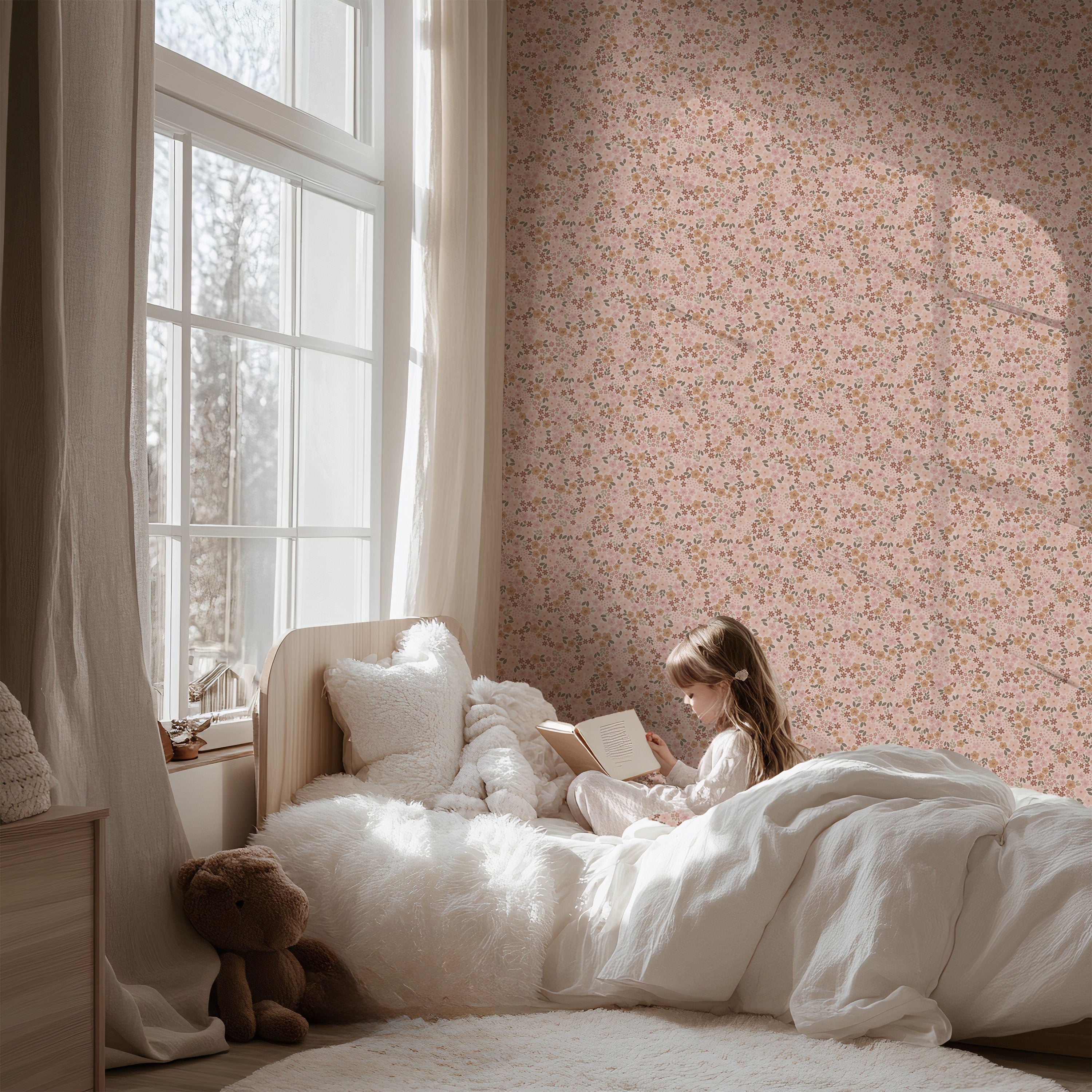 Wallpaper Vintage Flowers