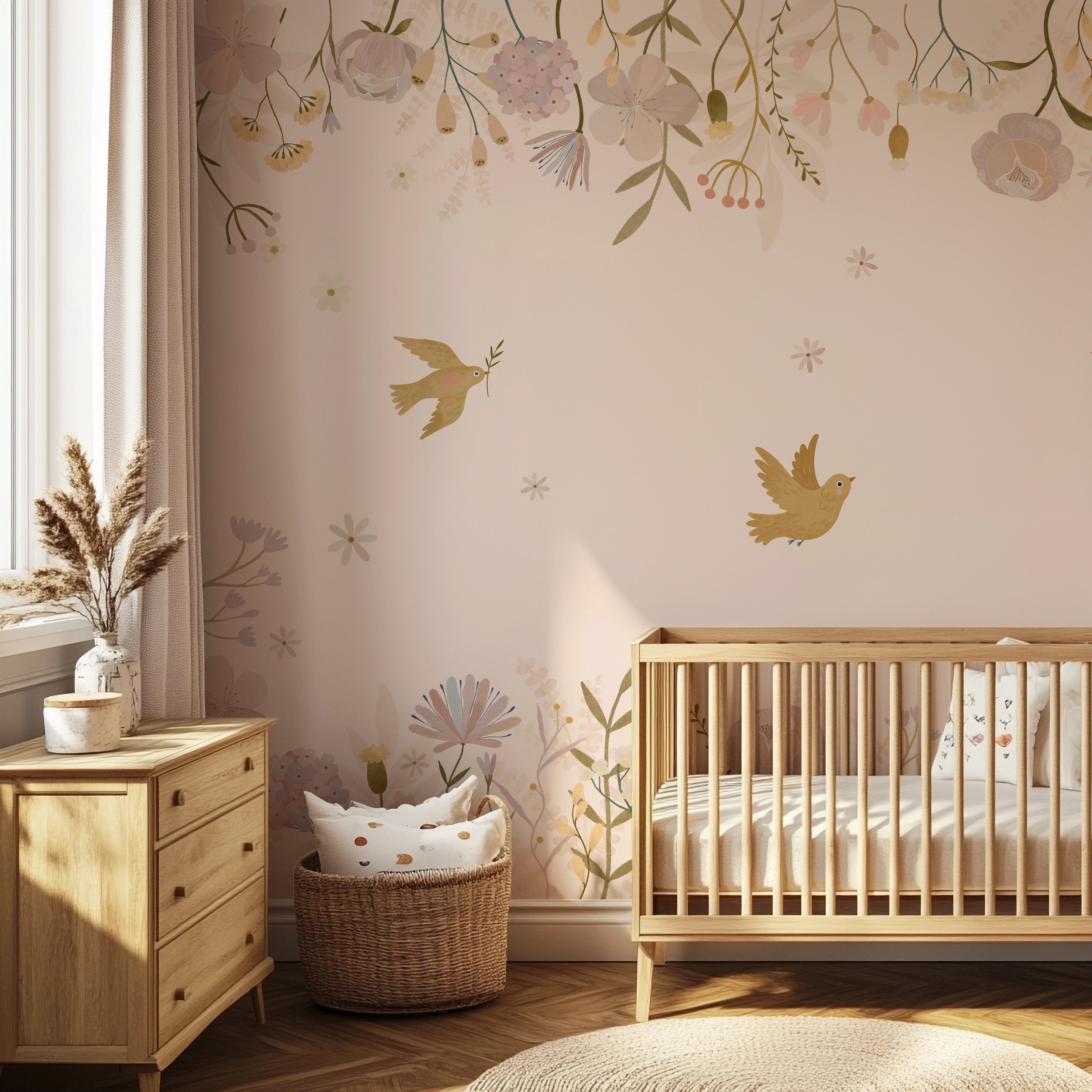 Collage behang Garden Lullaby