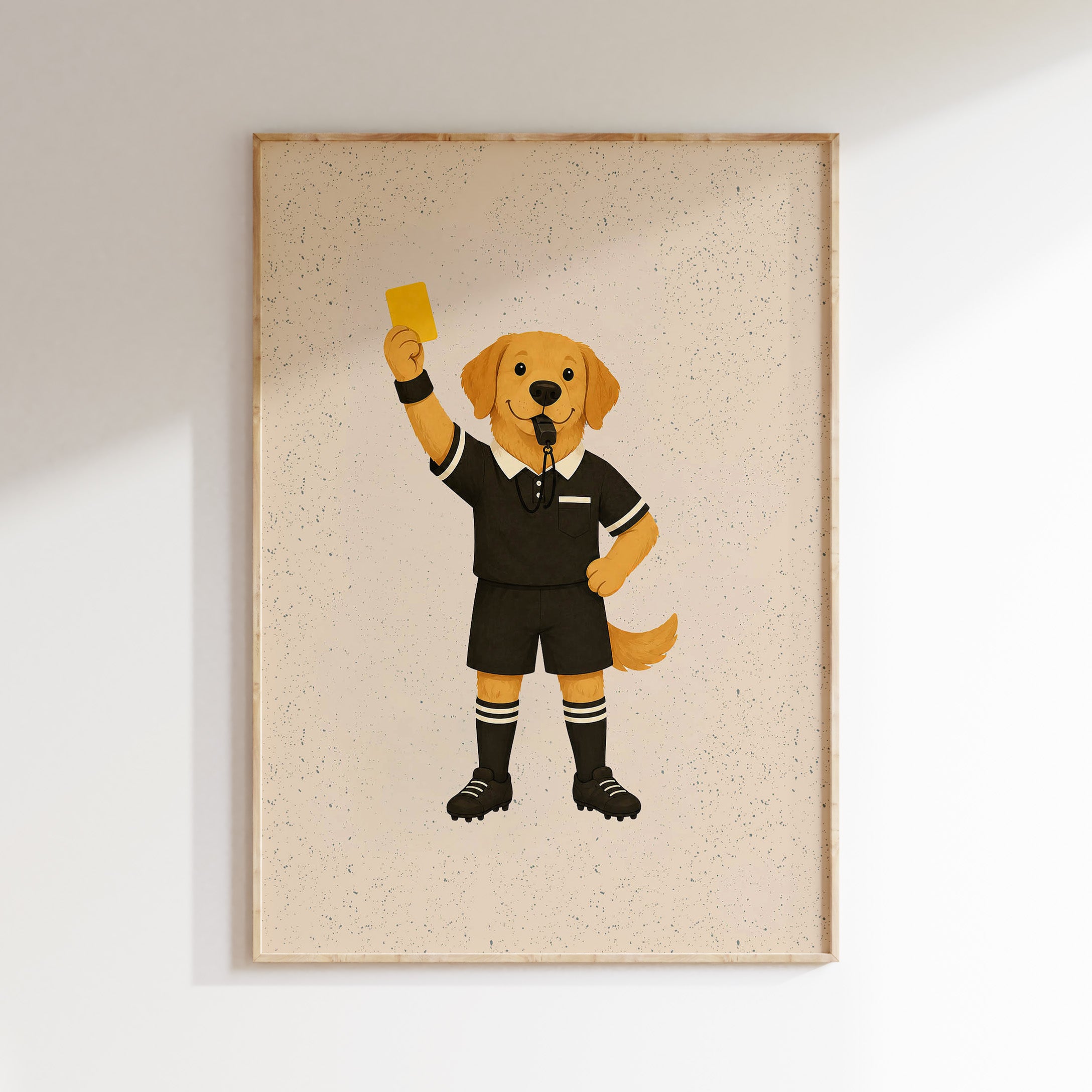Children's room poster - Referee dog