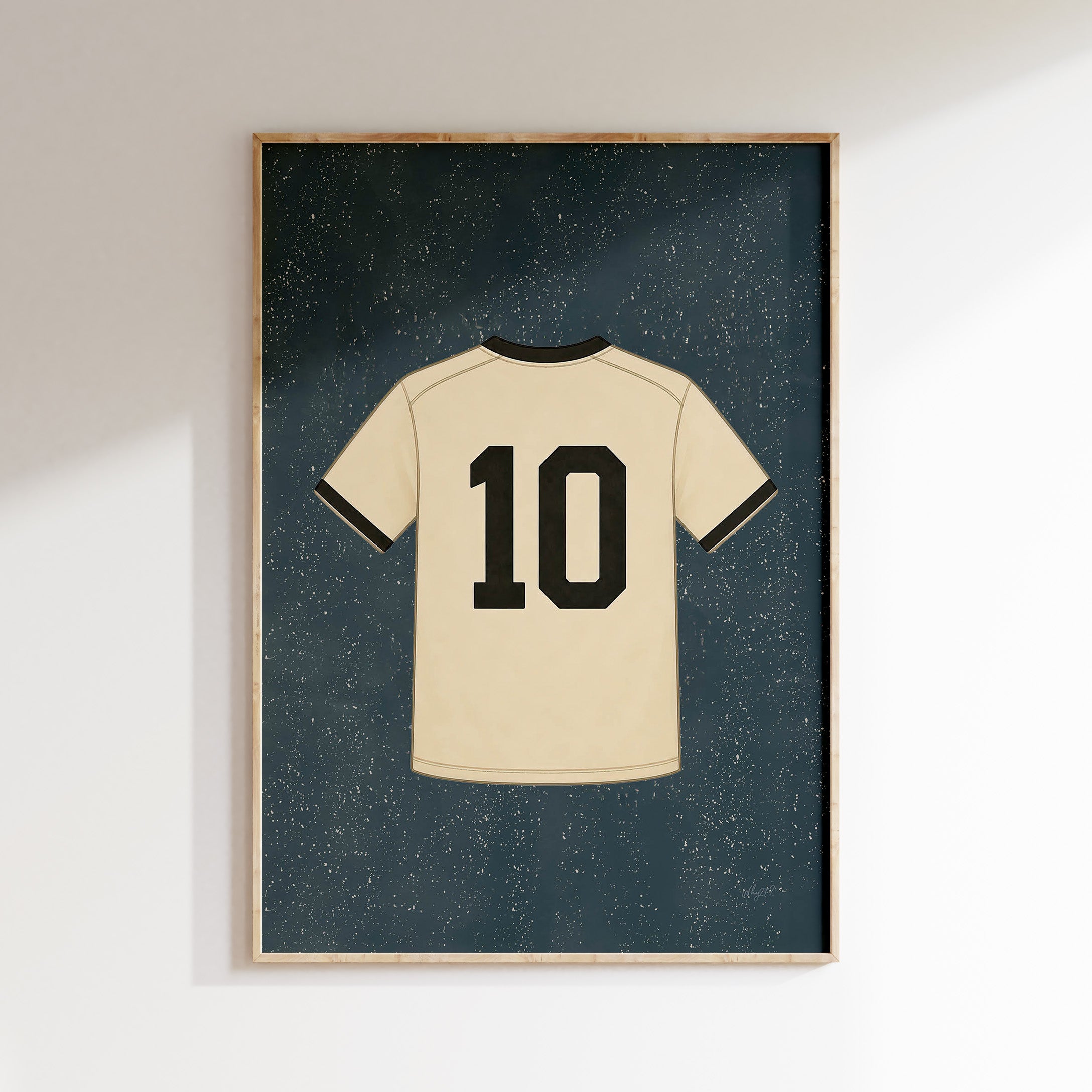 Kinderkamer poster - Voetbalshirt nr. 10