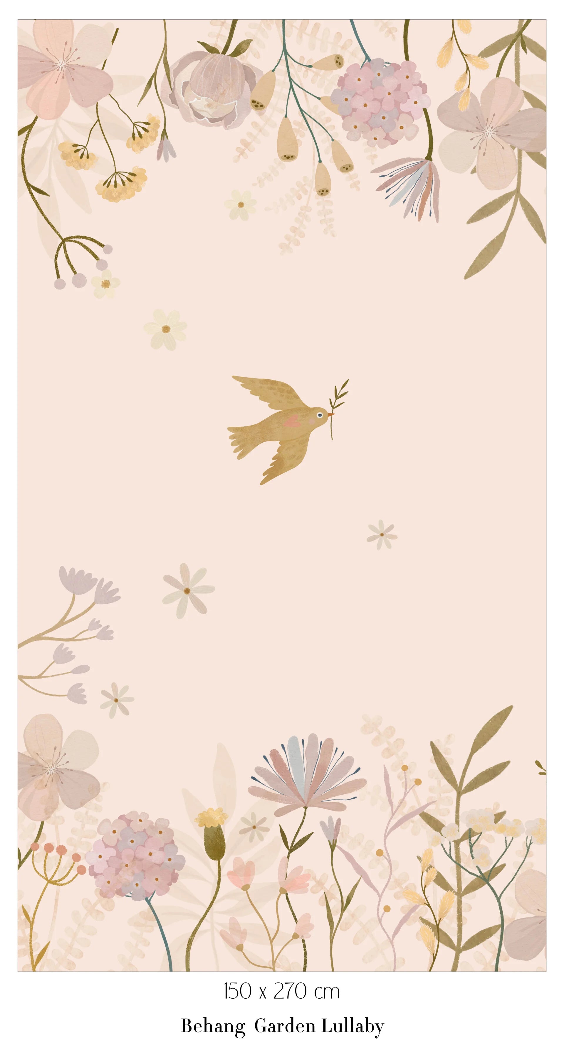 Collage behang Garden Lullaby