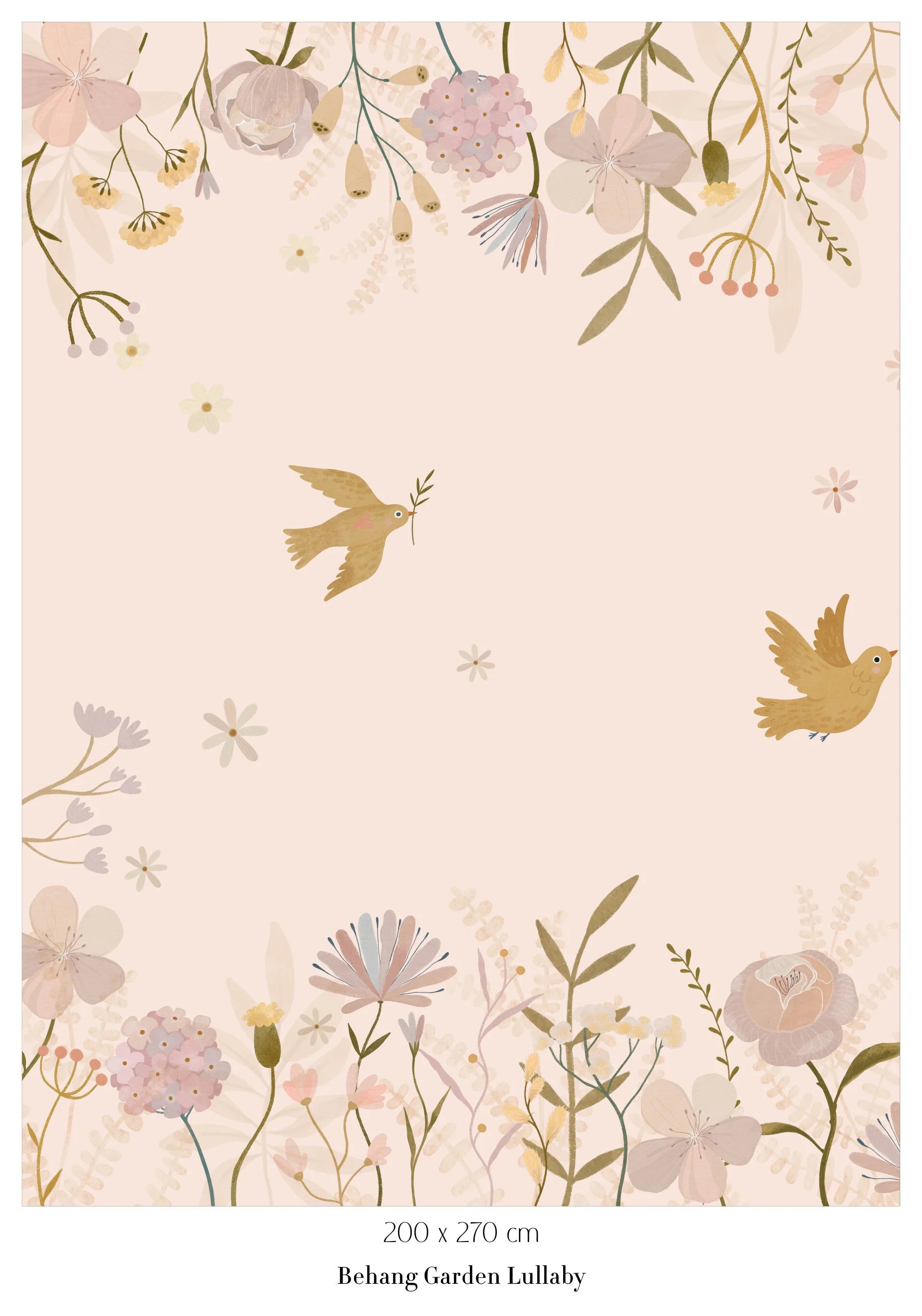 Collage behang Garden Lullaby