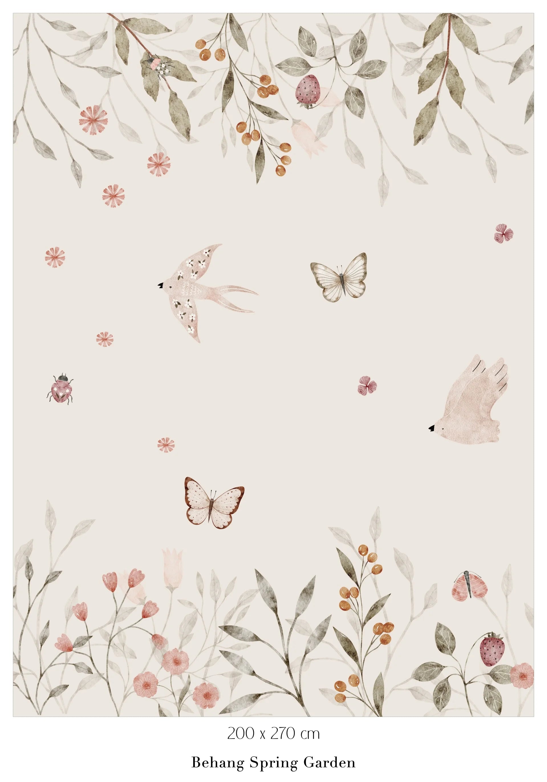 Collage wallpaper Spring Garden