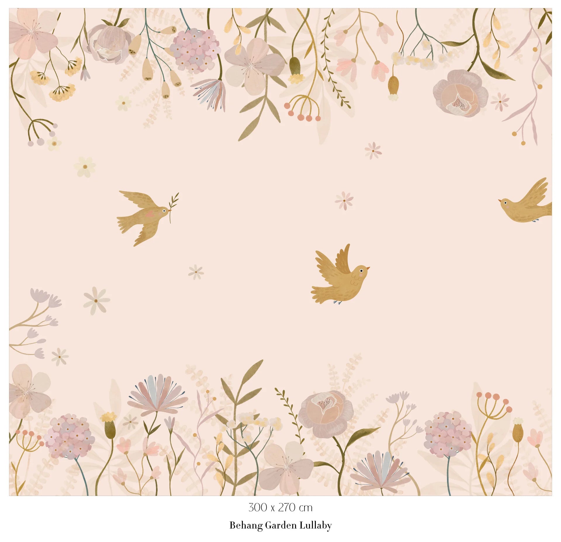 Collage behang Garden Lullaby