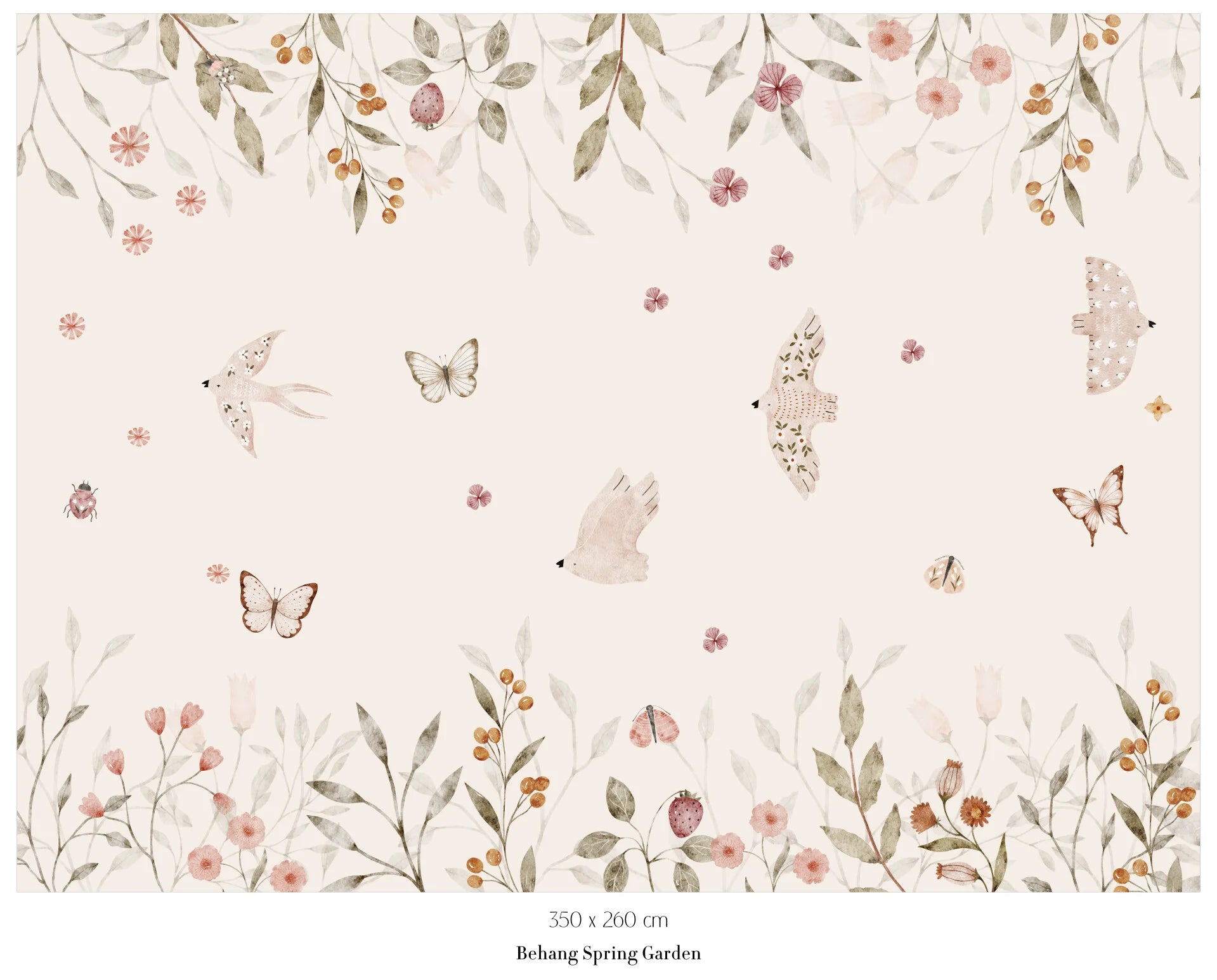 Collage wallpaper Spring Garden