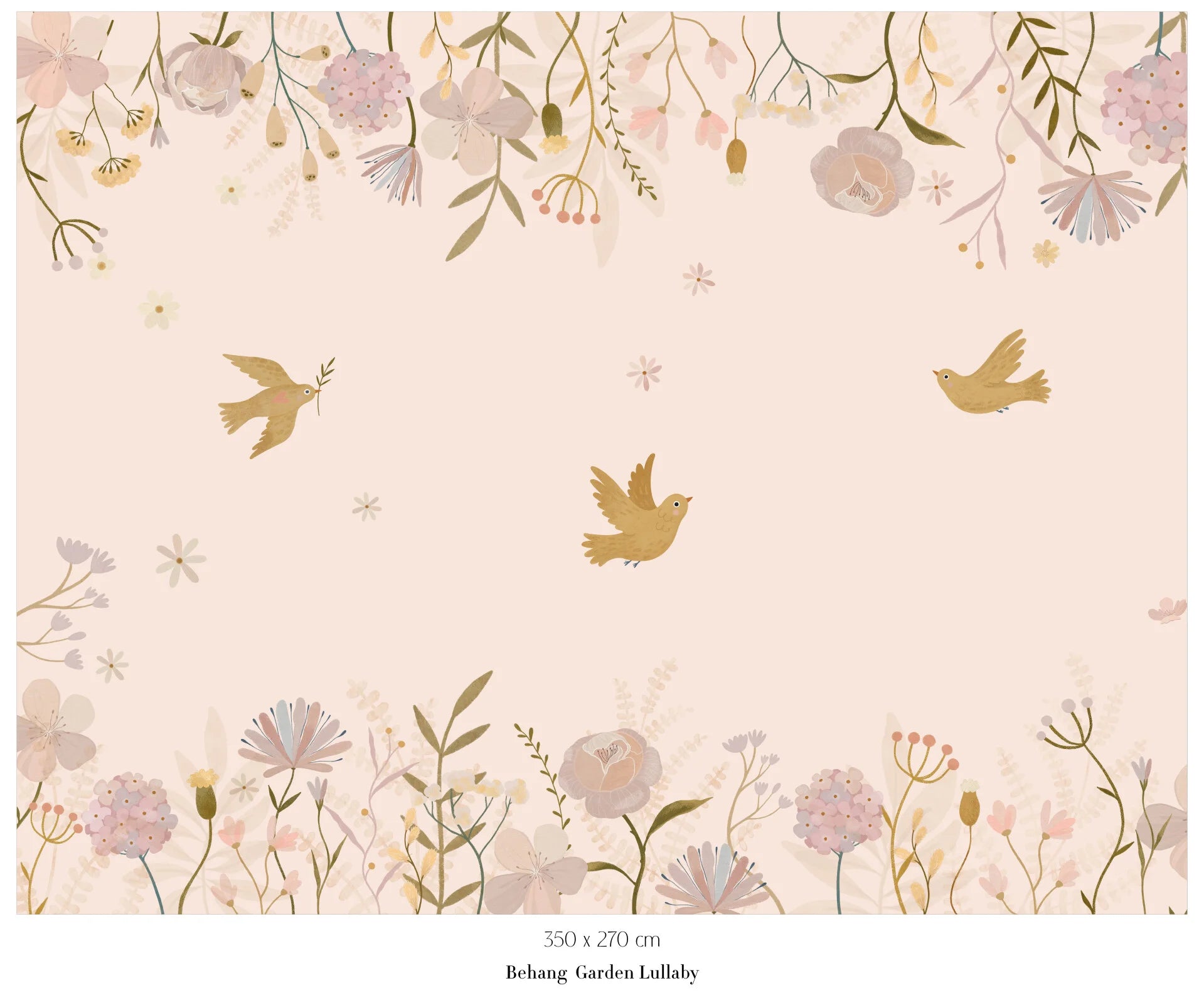 Collage behang Garden Lullaby