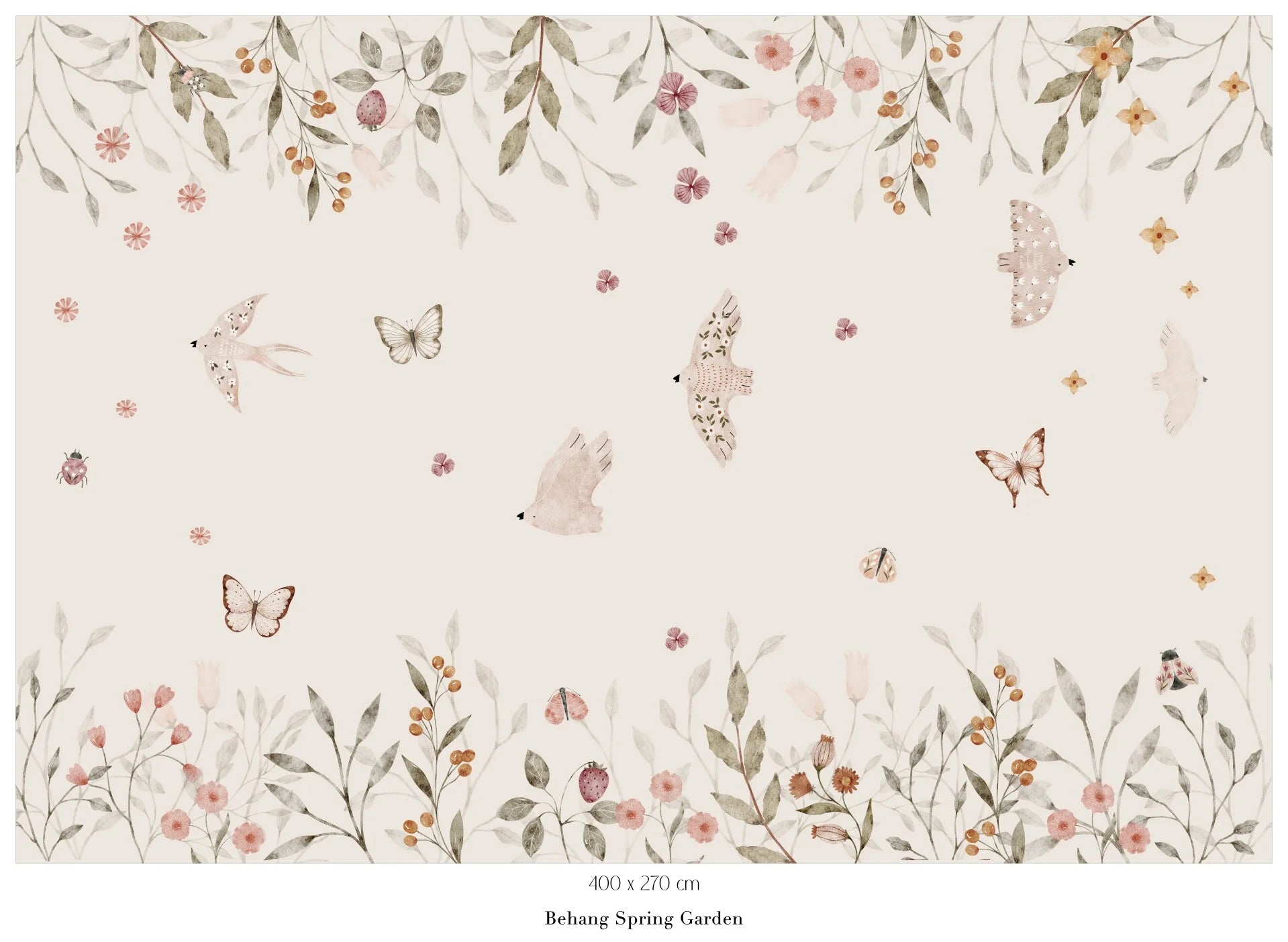 Collage wallpaper Spring Garden