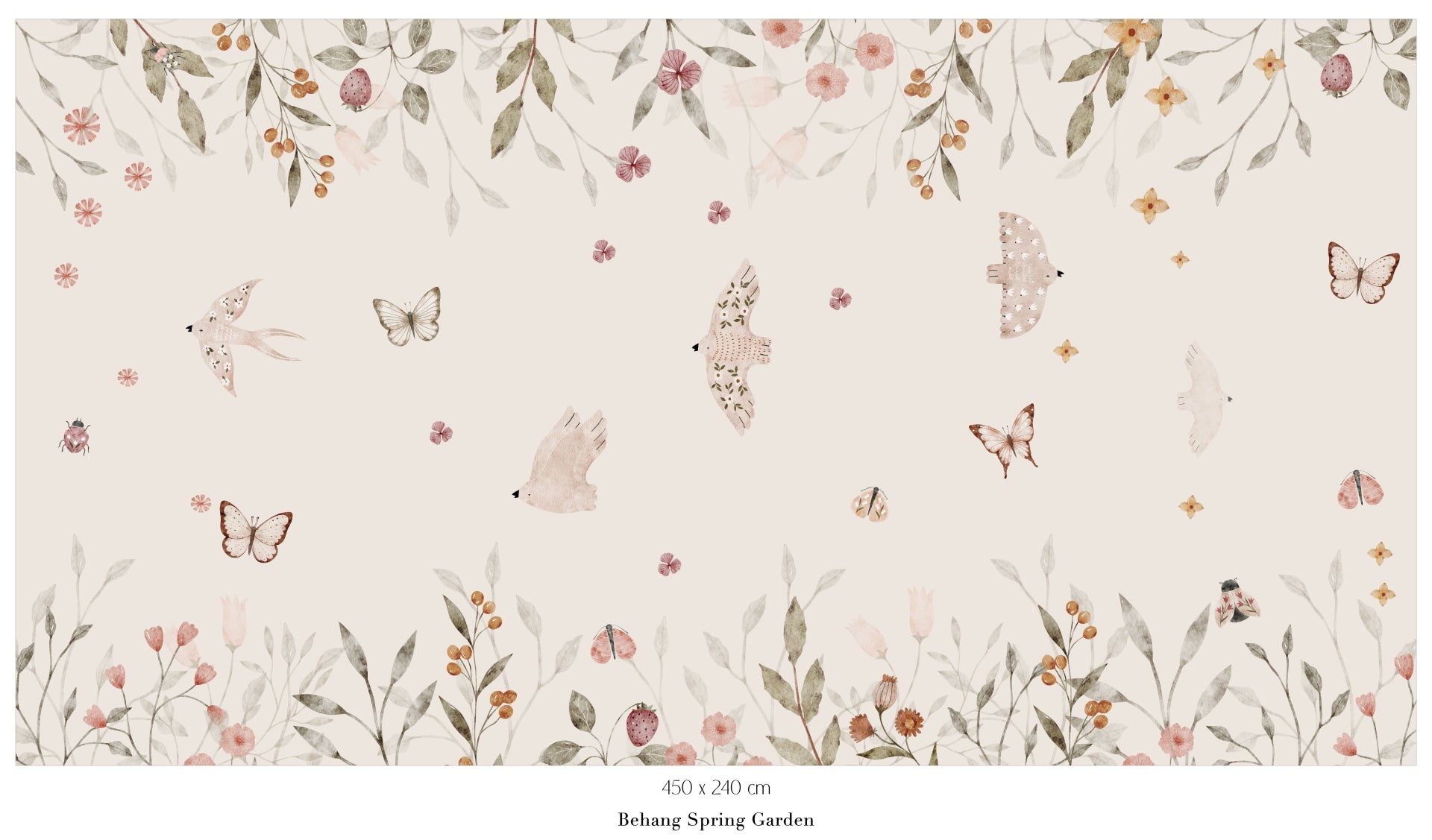 Collage wallpaper Spring Garden