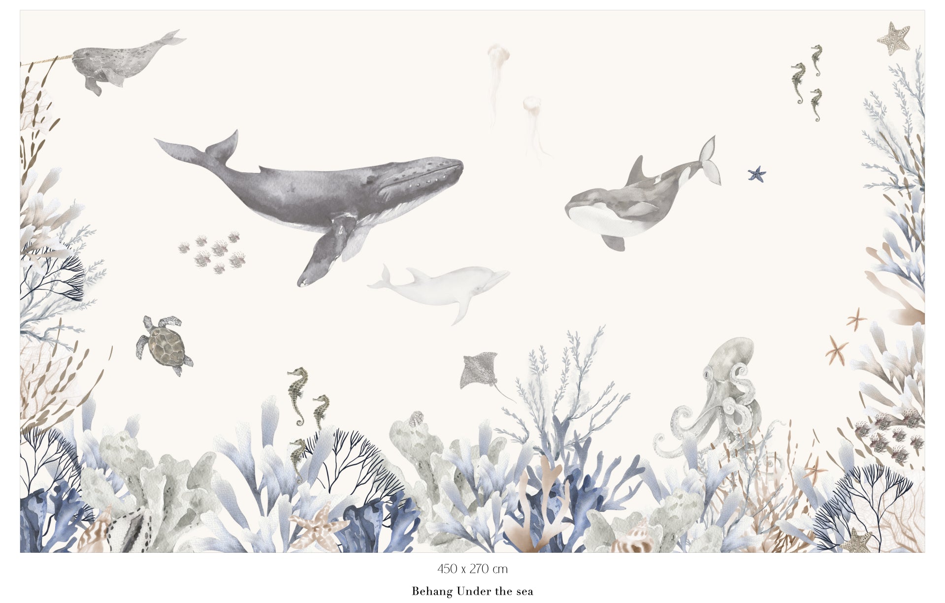 Collage behang Under the Sea