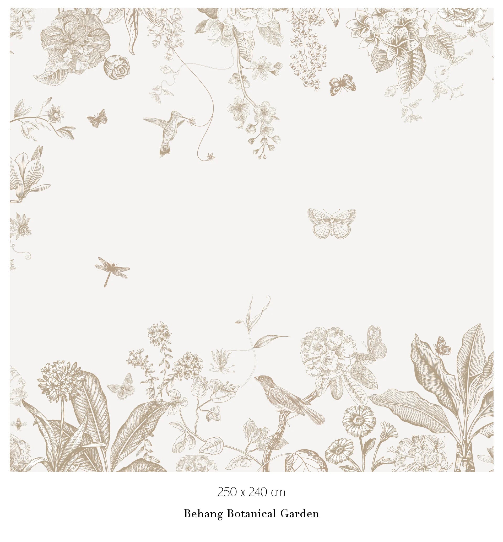 Collage wallpaper Botanical Garden