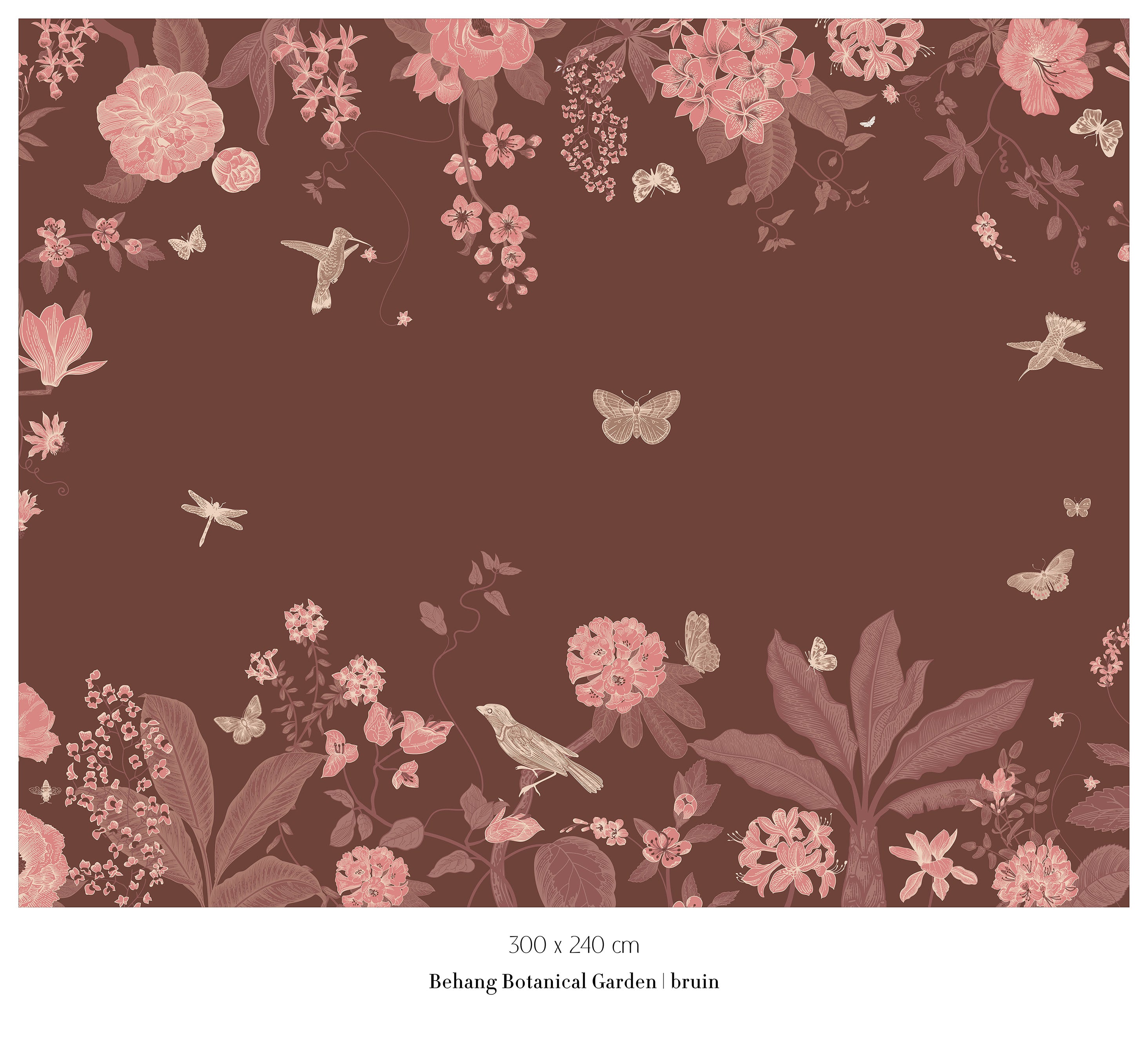 Collage wallpaper Garden Lullaby (offer)