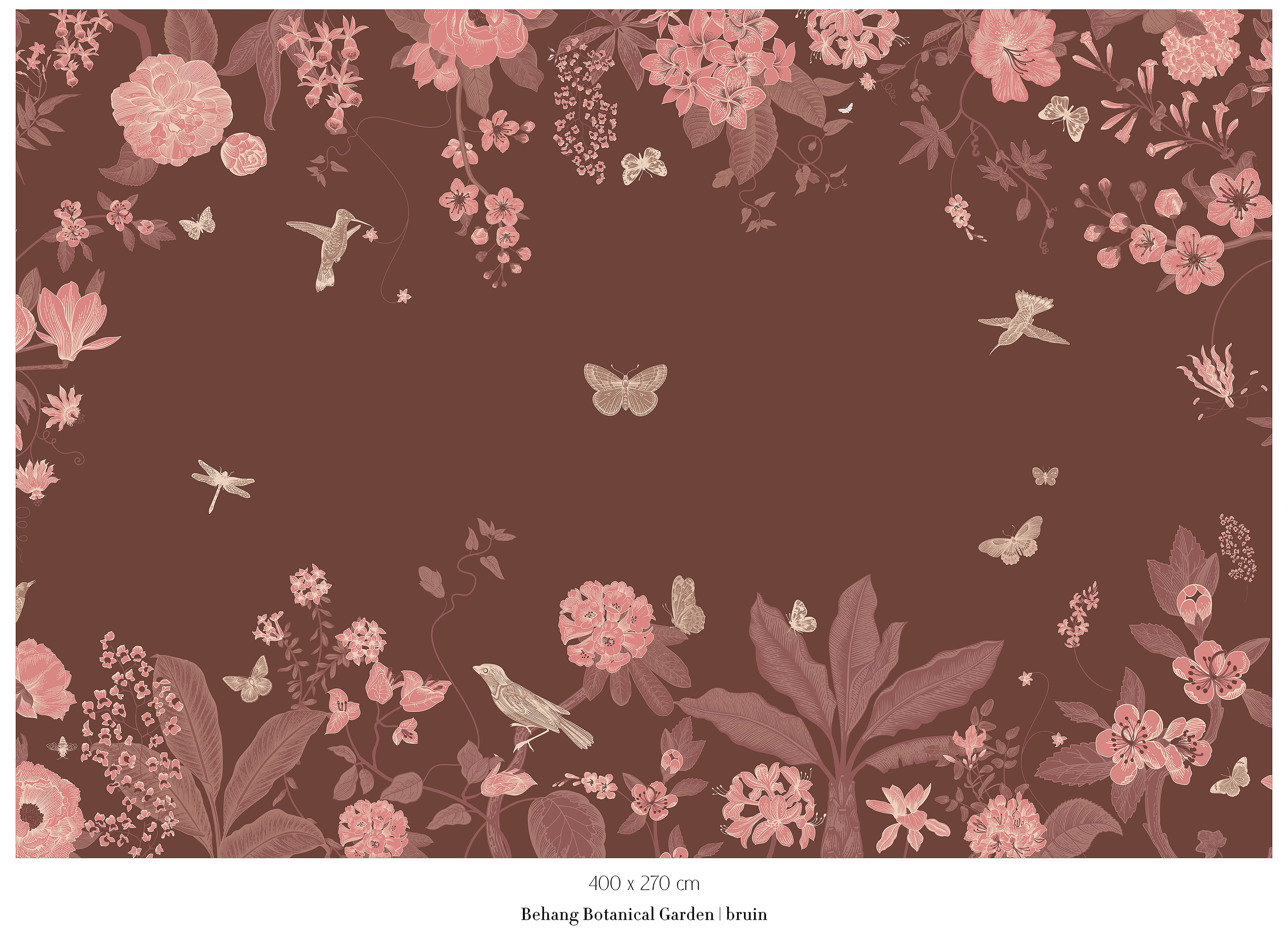Collage wallpaper Garden Lullaby (offer)