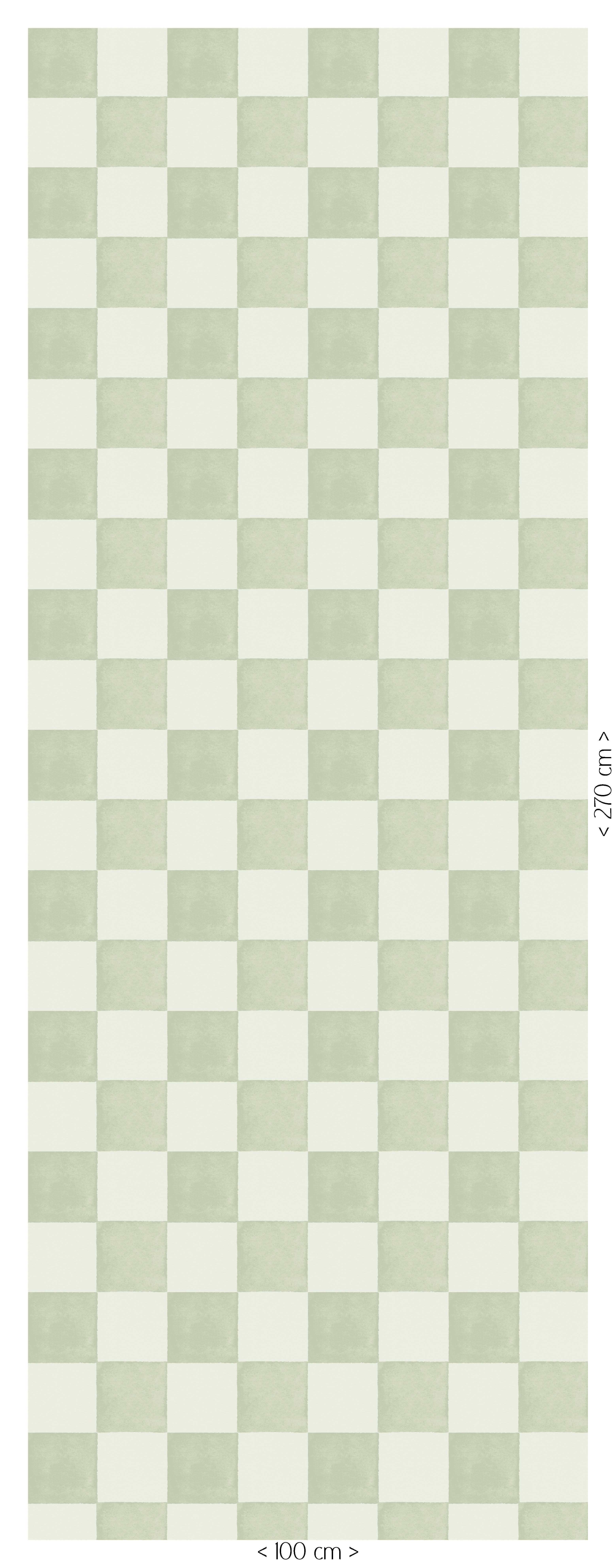 Behang Ruitje Ruitje - sage