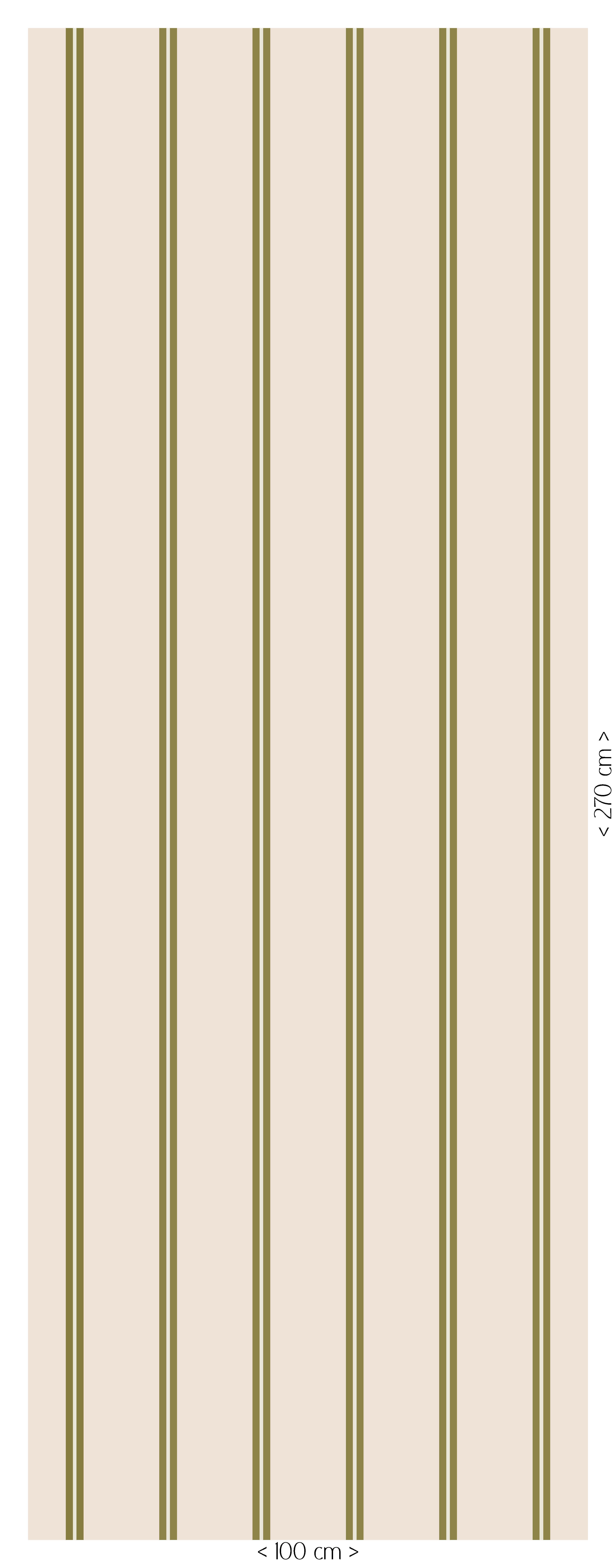 Wallpaper Twisty Twins - olive