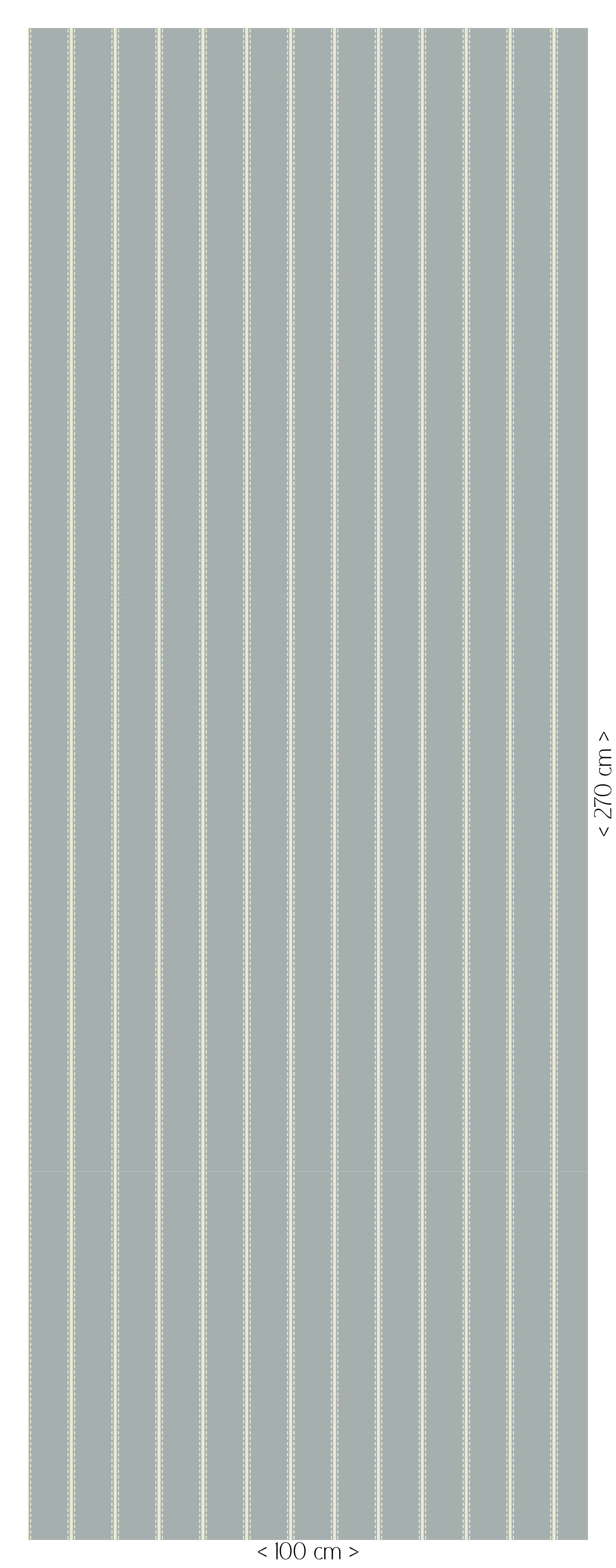 Behang Tiny Stripes - vintage blue