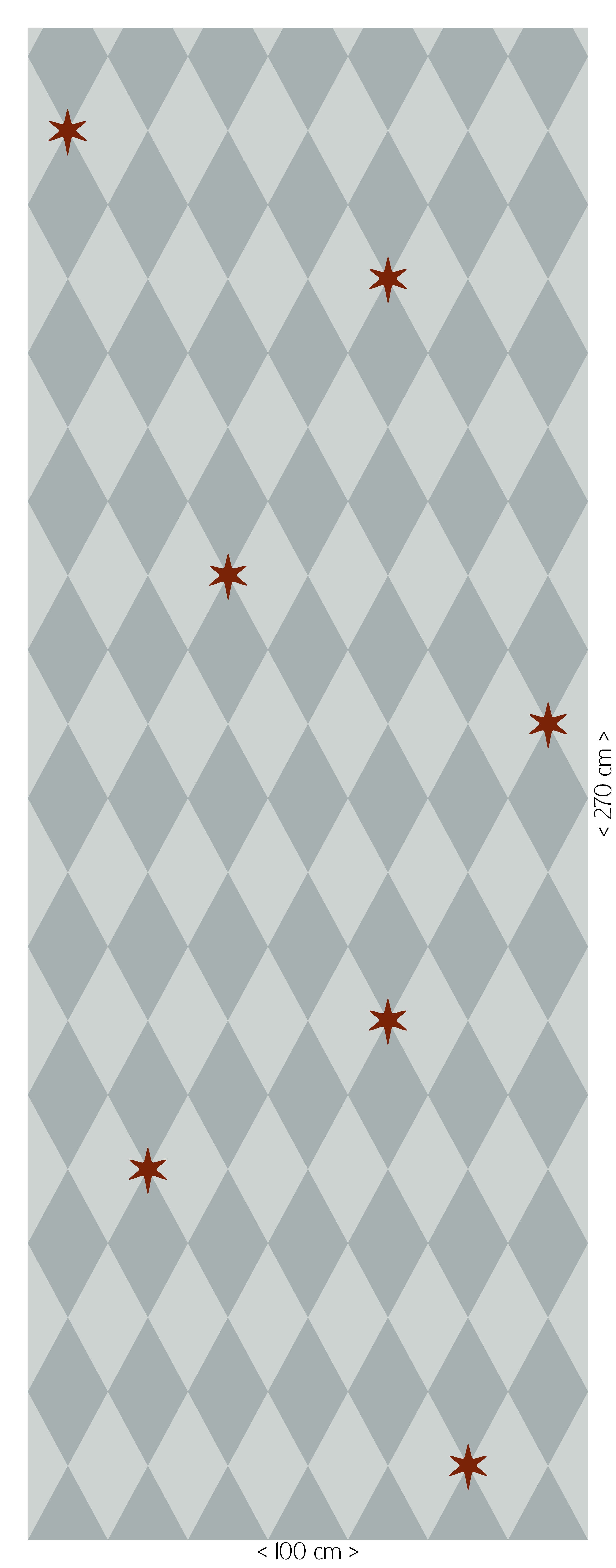 Wallpaper Wiebertje - vintage blue | stars