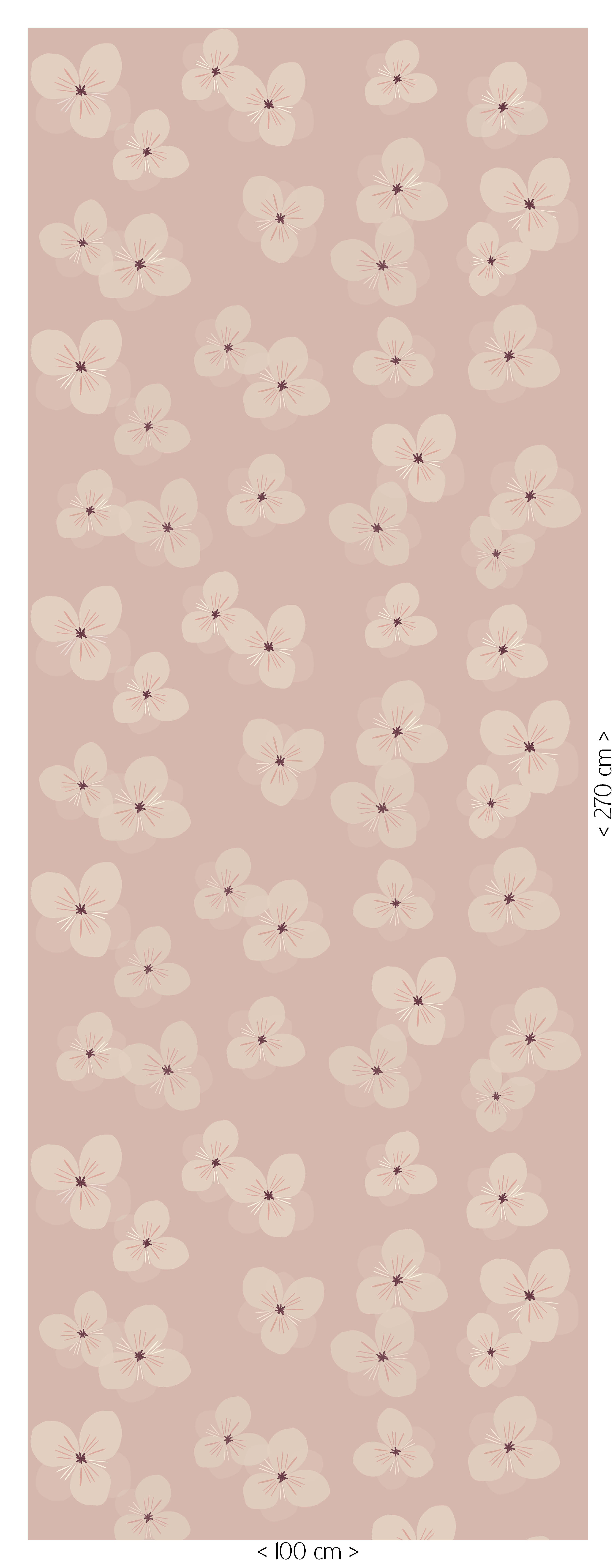 Wallpaper Soft Bloom - blush
