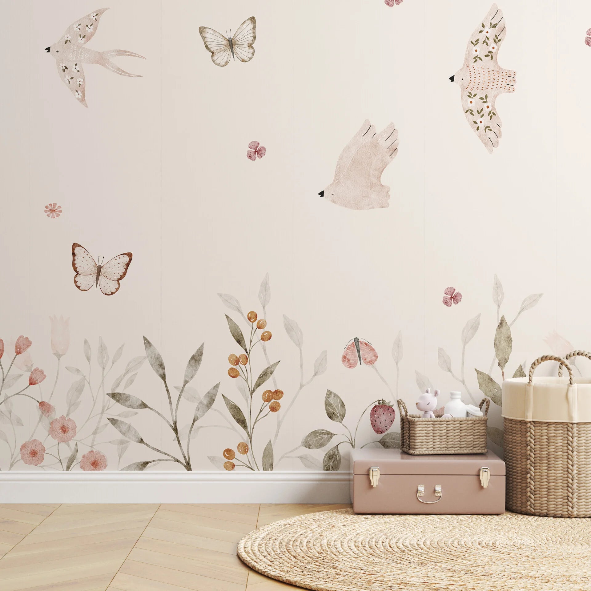 Collage wallpaper Spring Garden