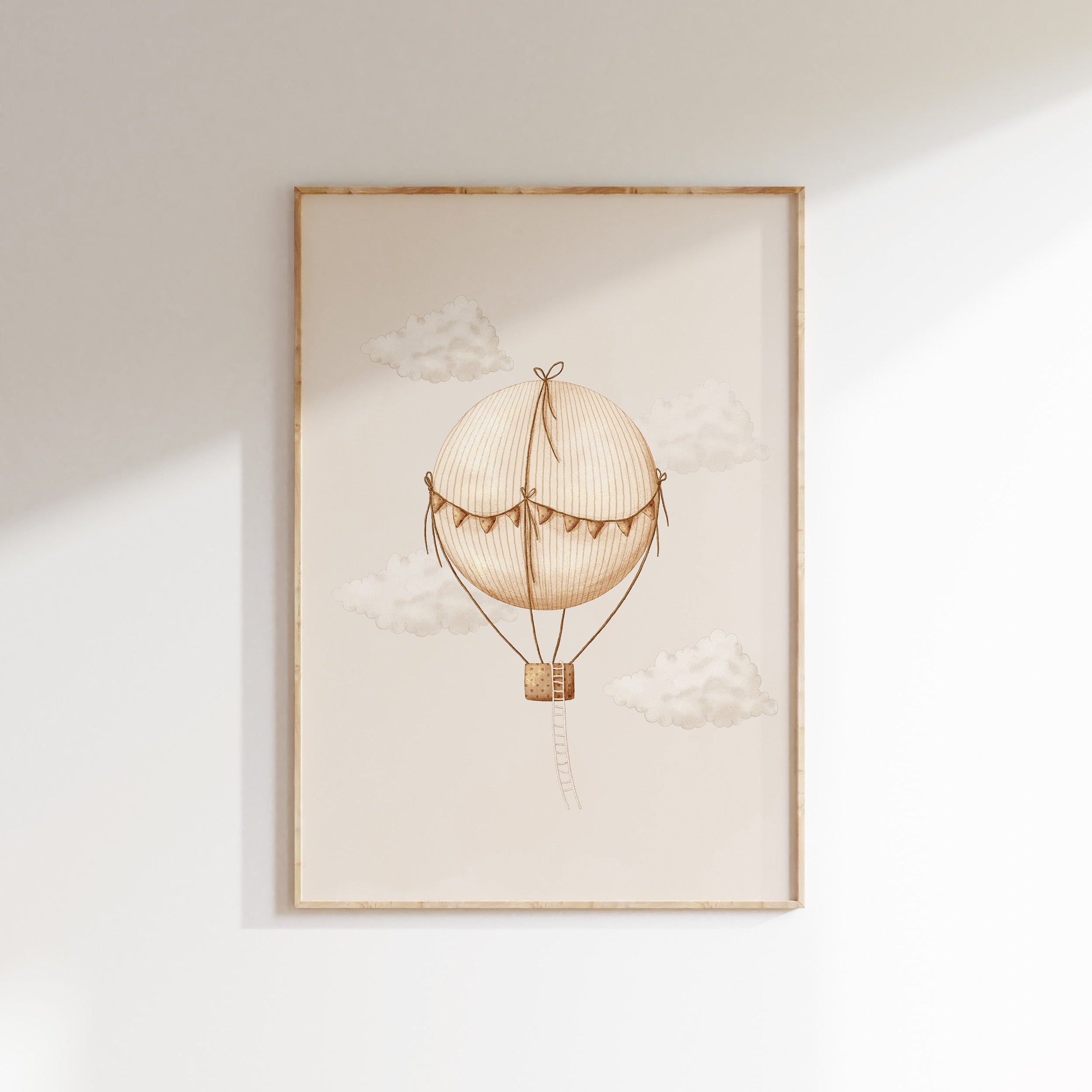 Kinderkamer poster - Wolkentocht | Little Dreamers