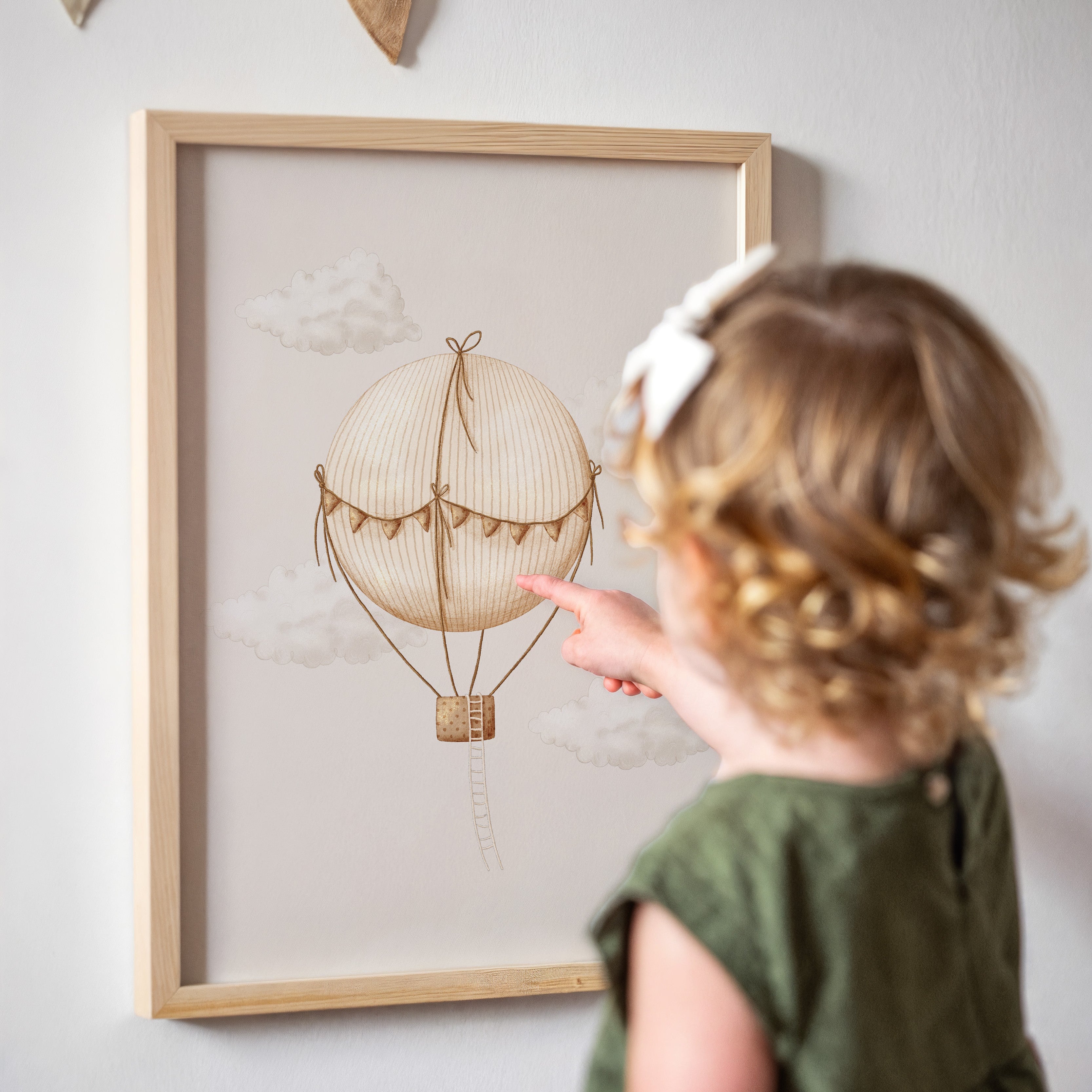 Kinderkamer poster - Wolkentocht | Little Dreamers